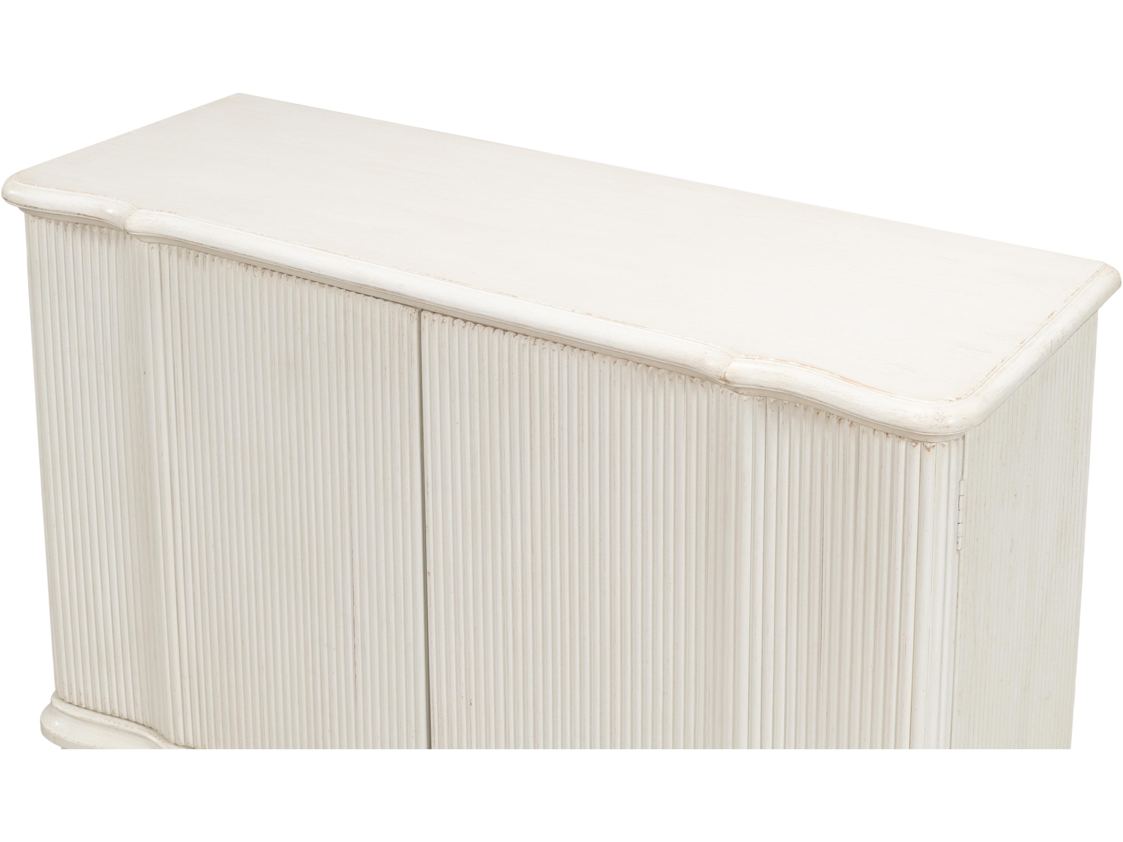 Sarreid Ltd Astrid Entrance Commode Antique White