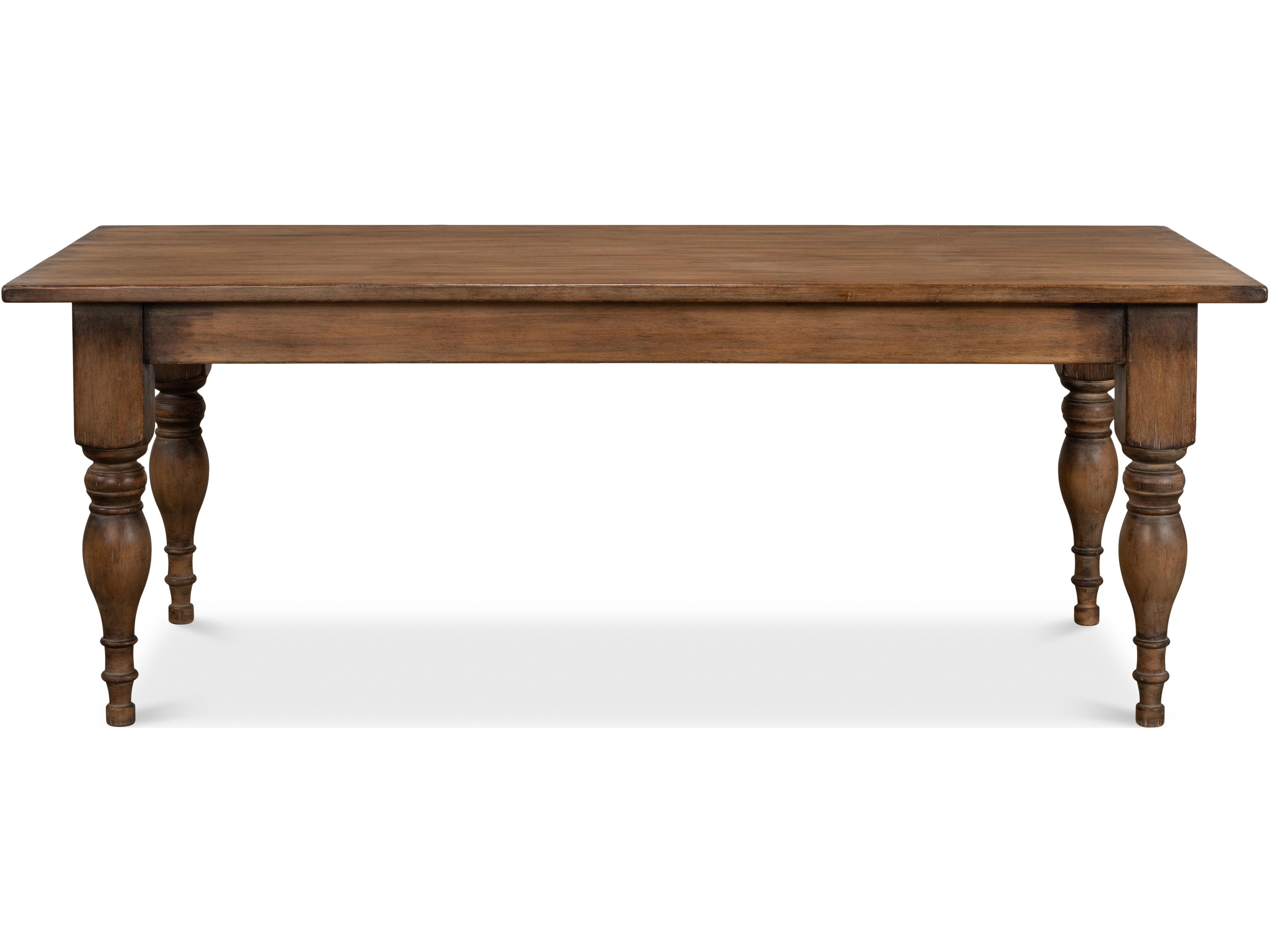 Sarreid Ltd Gabby Dining Table Brown