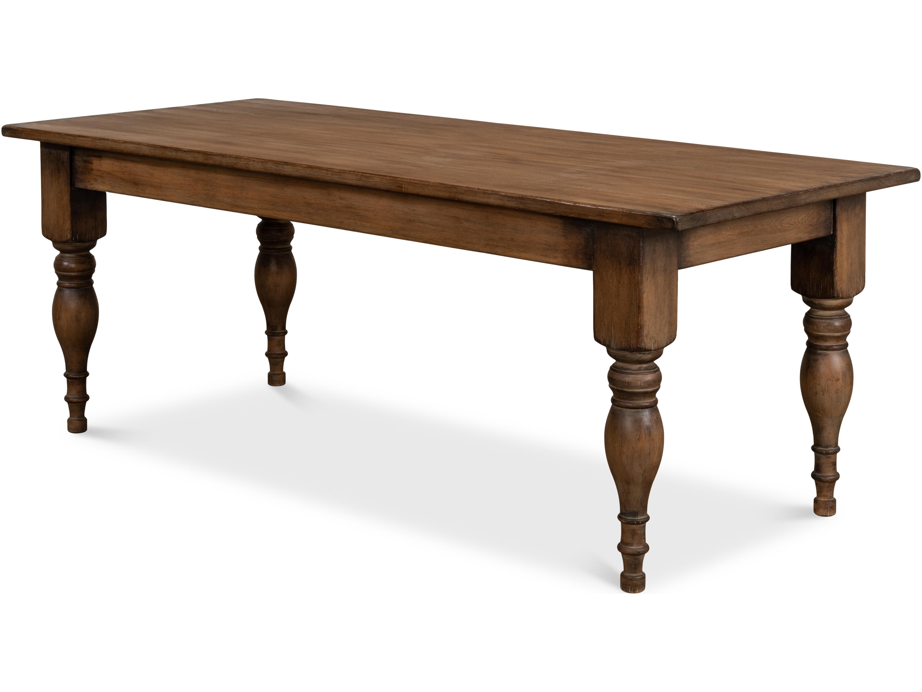 Sarreid Ltd Gabby Dining Table Brown