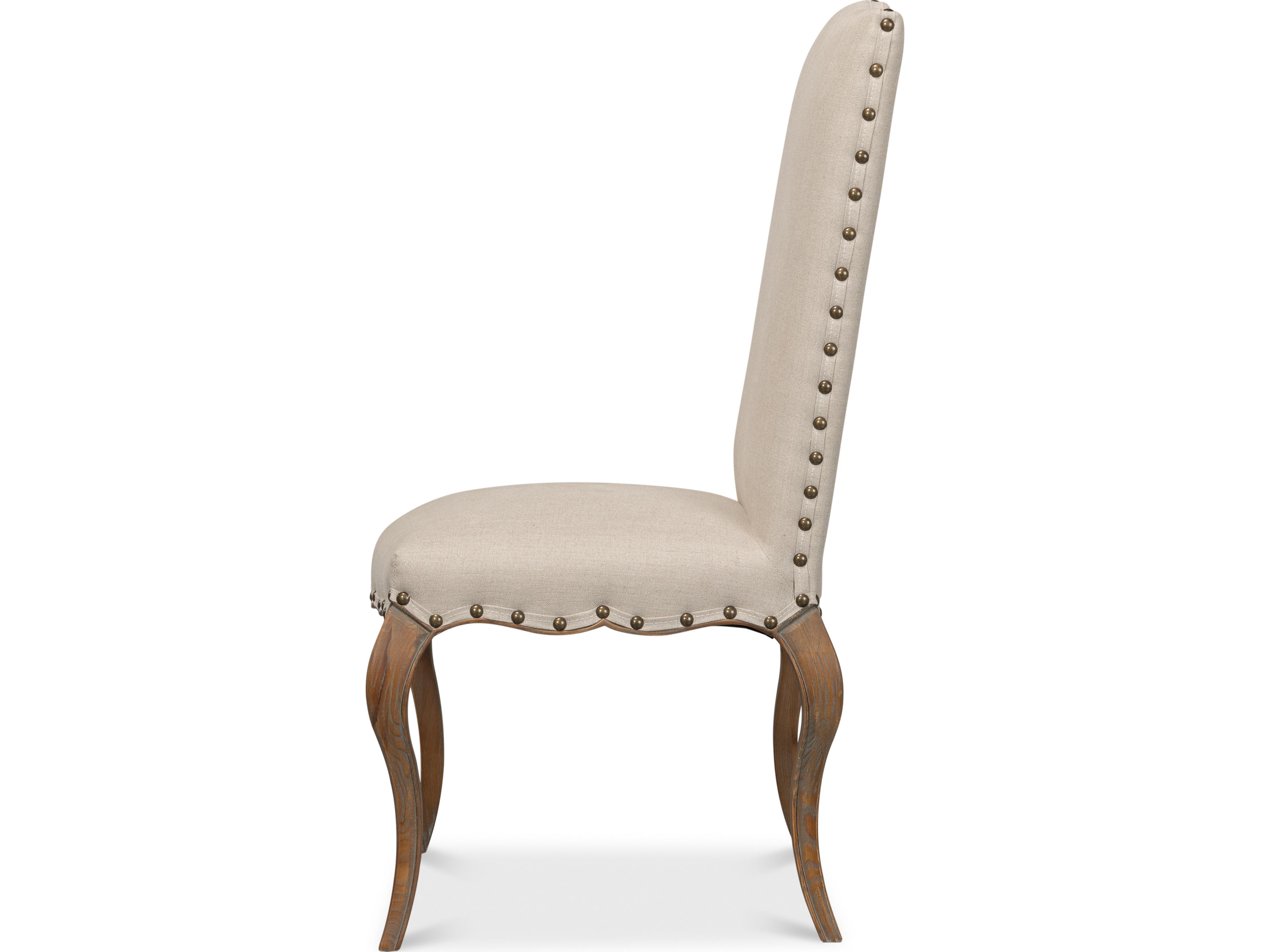 Sarreid Ltd Thorne Side Chair Beige