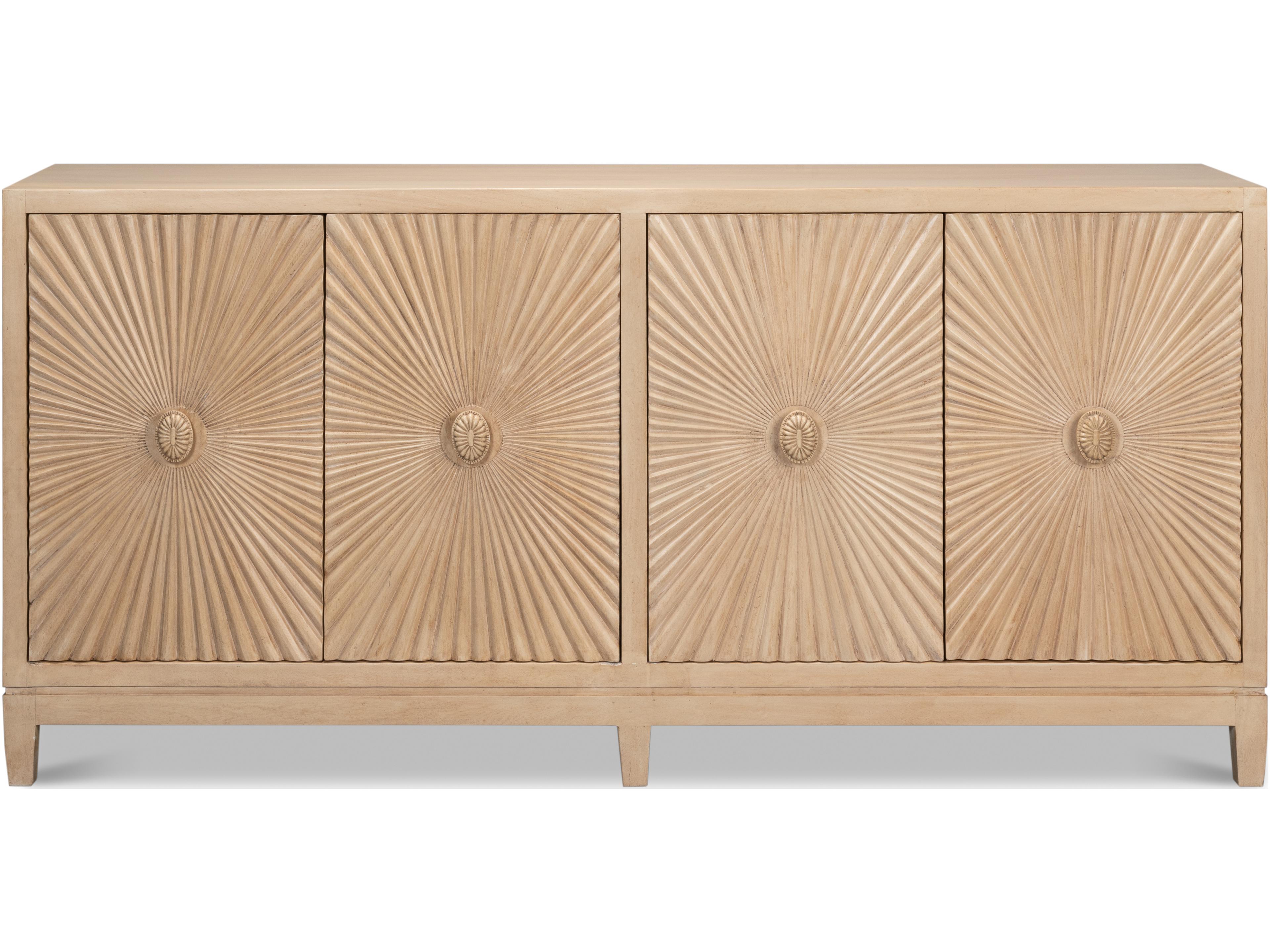 Sarreid Ltd Rayon Four Door Sideboard