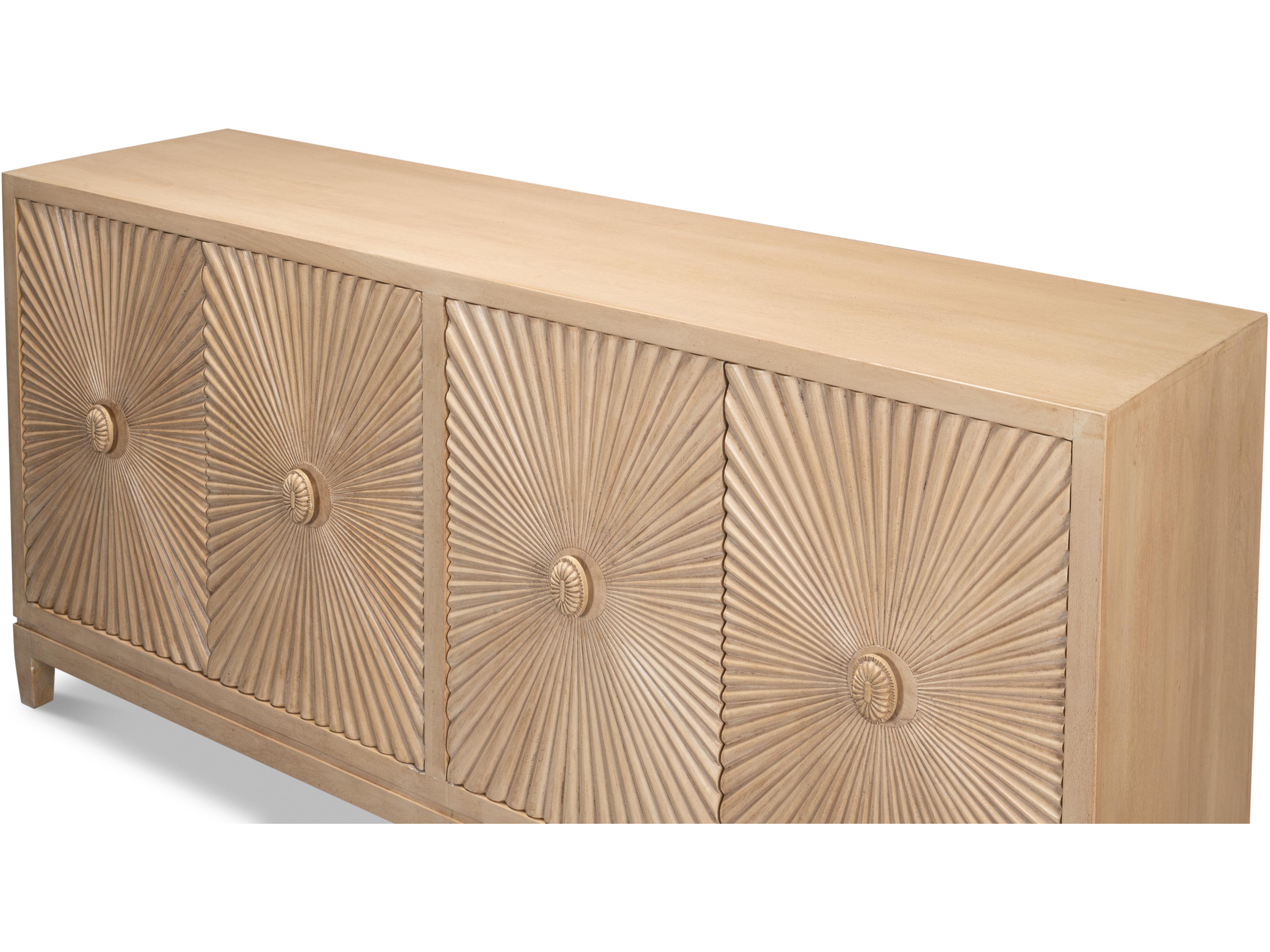 Sarreid Ltd Rayon Four Door Sideboard