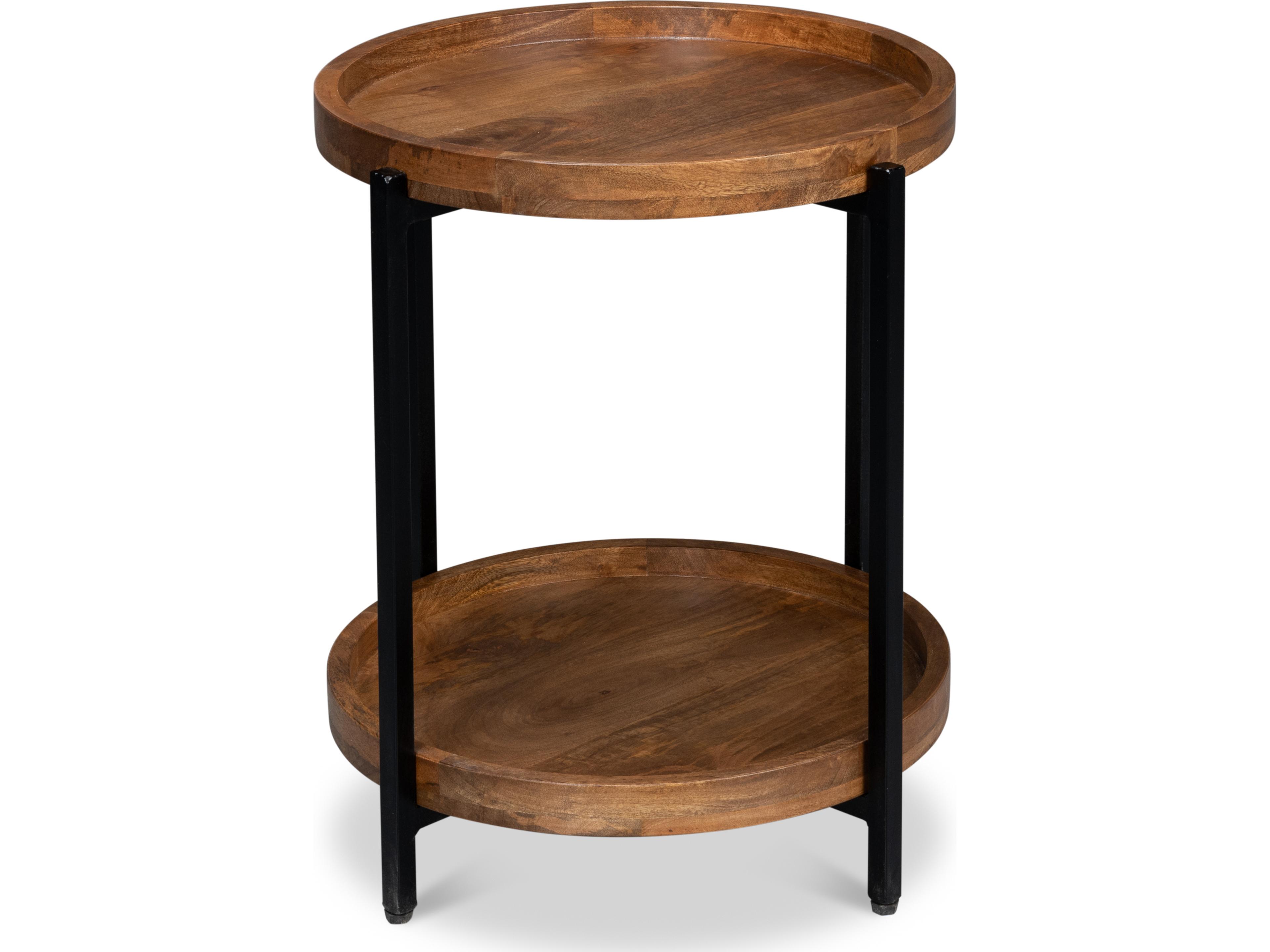 Sarreid Ltd Profile Round End Table