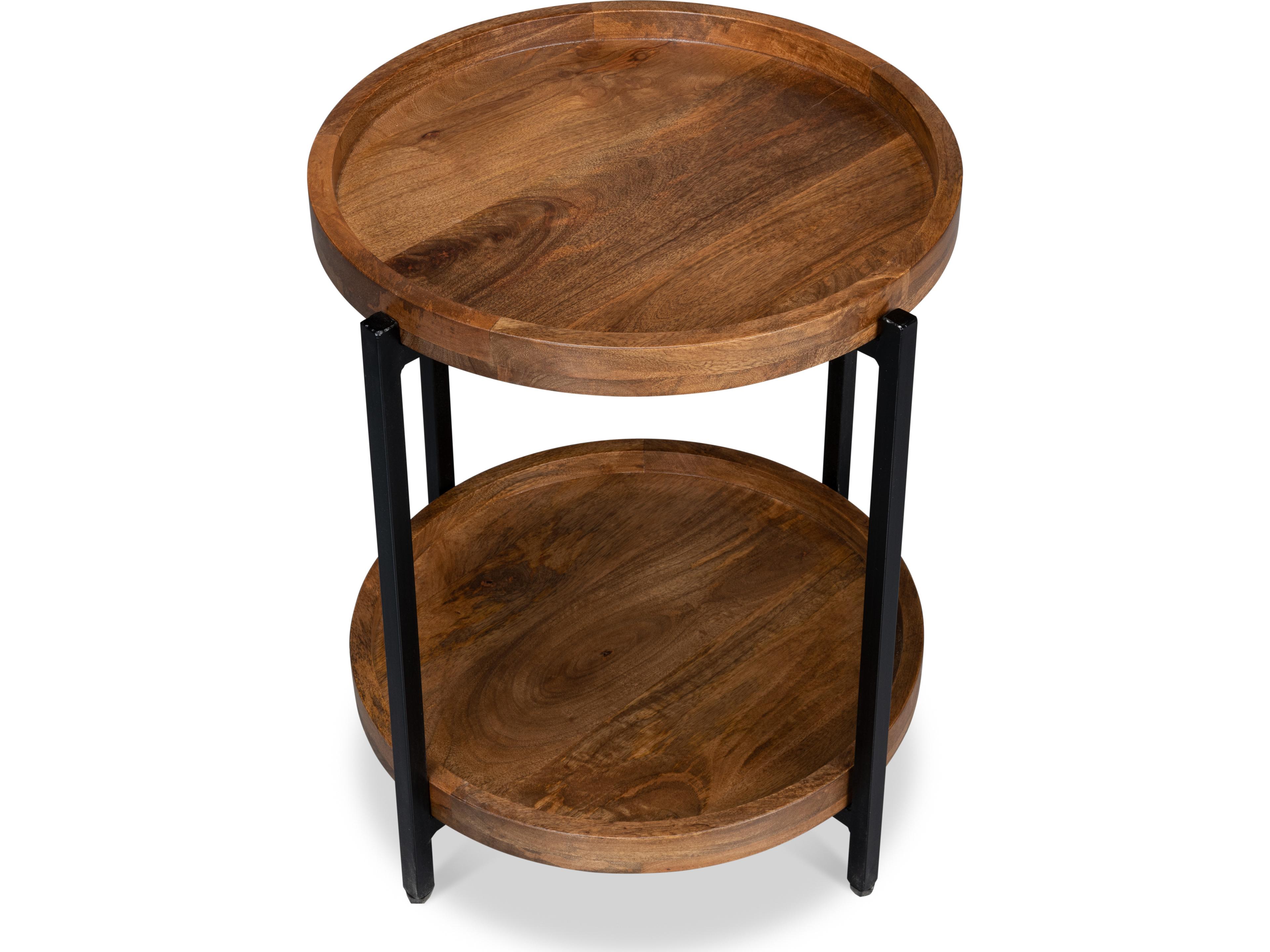 Sarreid Ltd Profile Round End Table