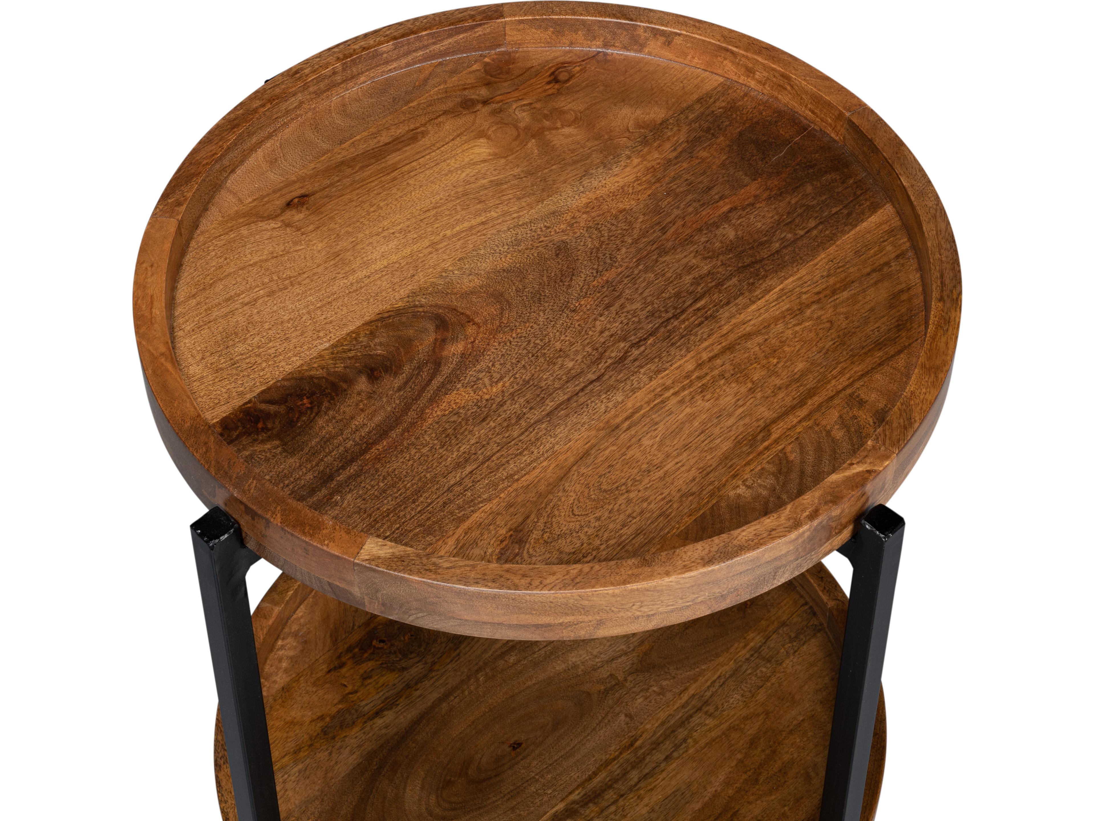 Sarreid Ltd Profile Round End Table