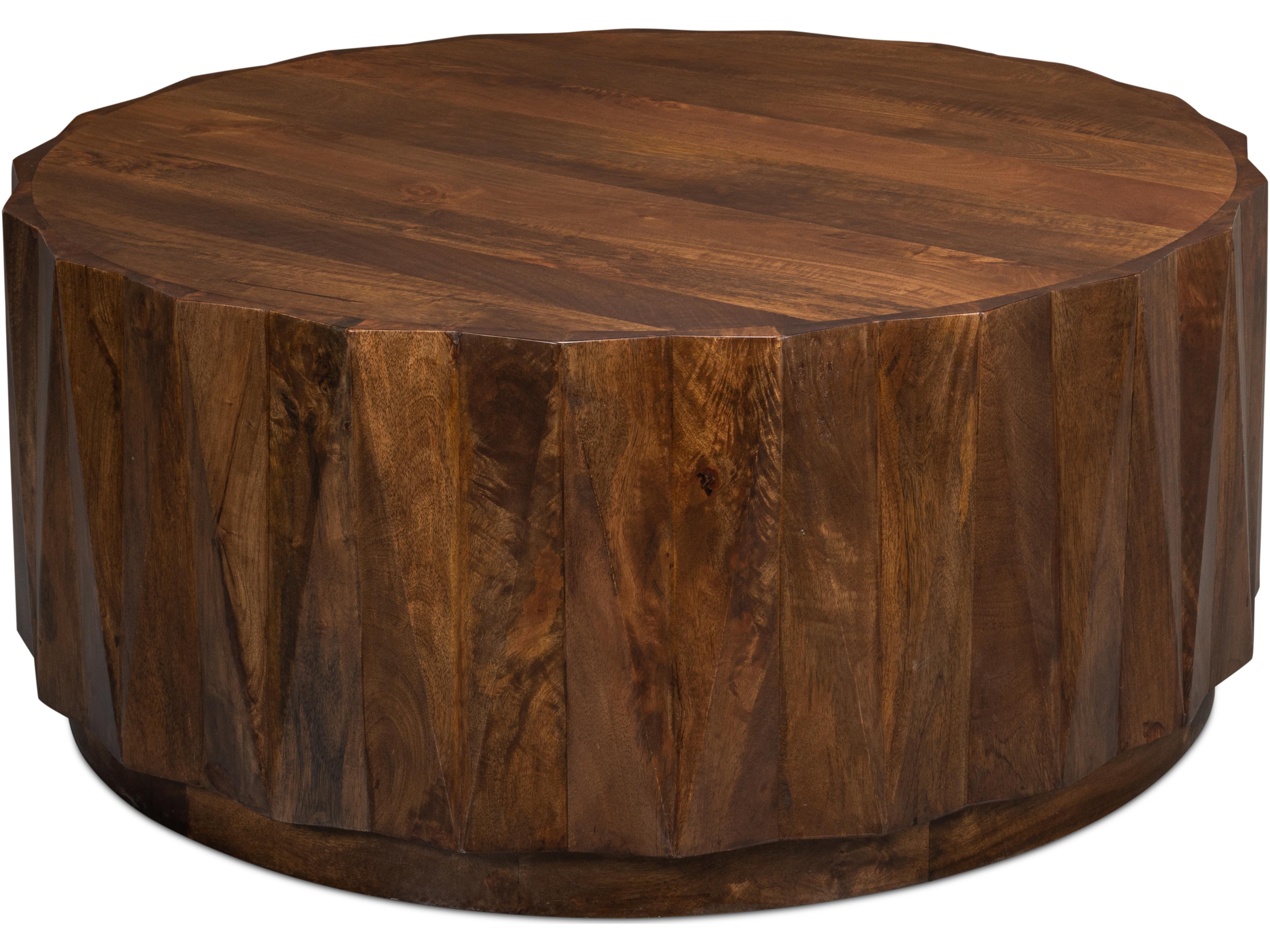 Sarreid Ltd Denali Round Cocktail Table