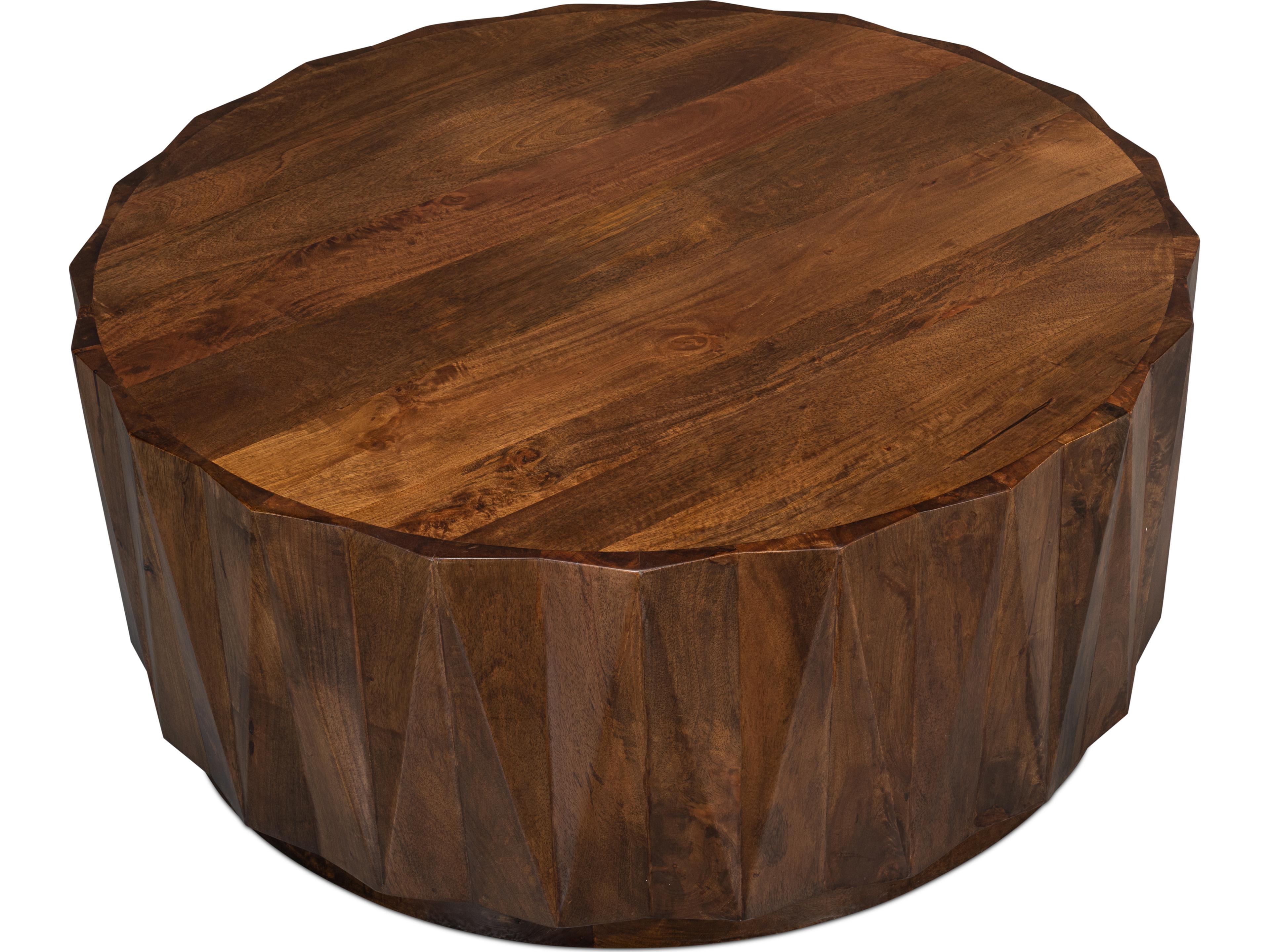 Sarreid Ltd Denali Round Cocktail Table