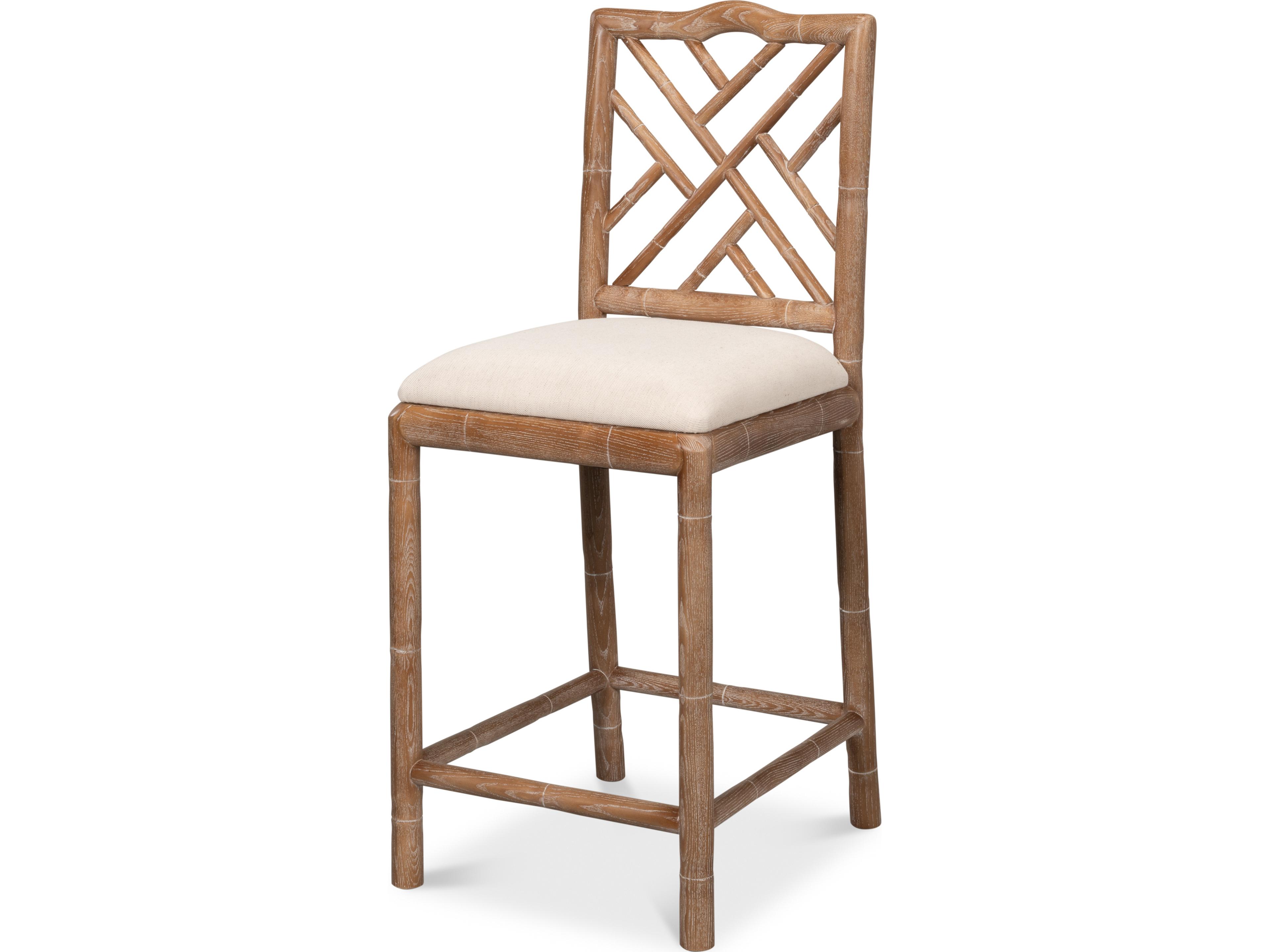 Brighton Counter Stool White Wash