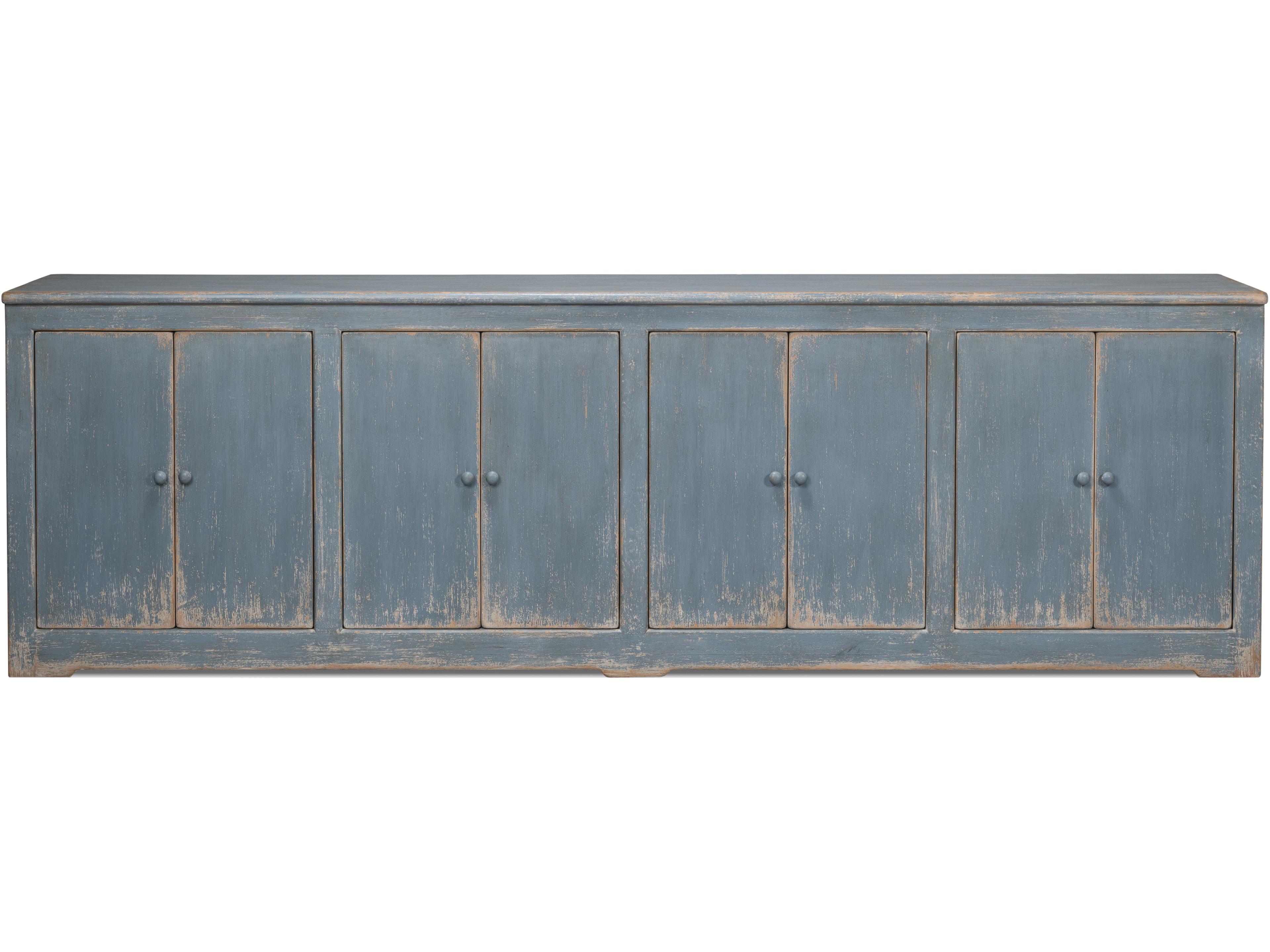 Sarreid Ltd Eight Is Enough Sideboard Blue Grey