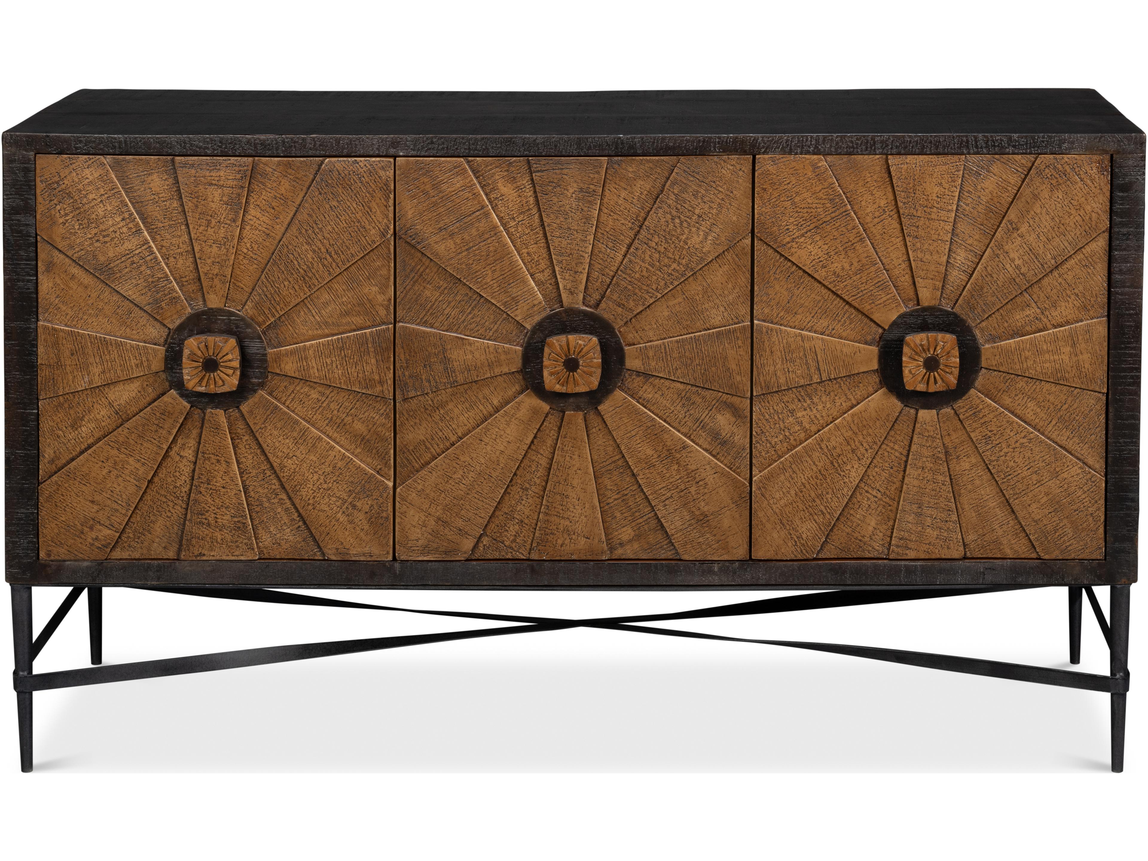 Sarreid Ltd Luke 3 Door Sideboard