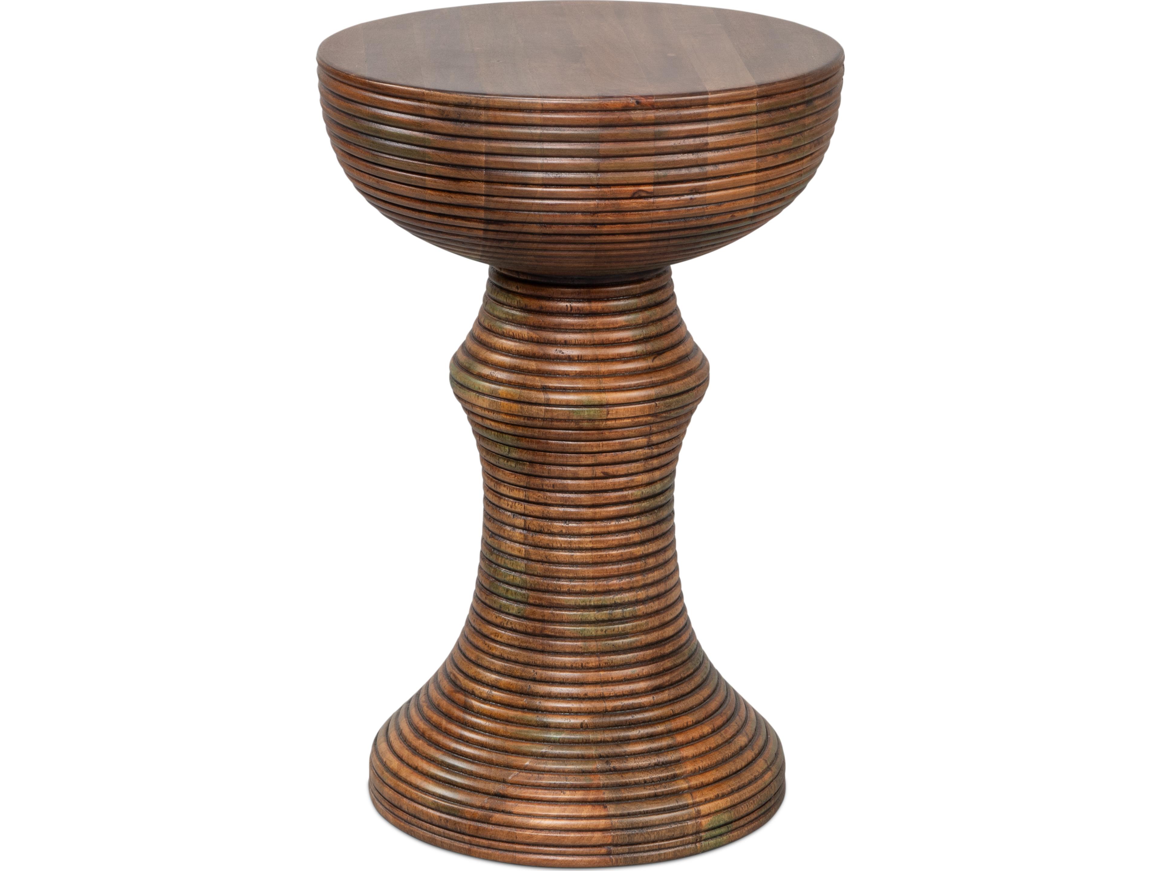 Kayan Wood End Table