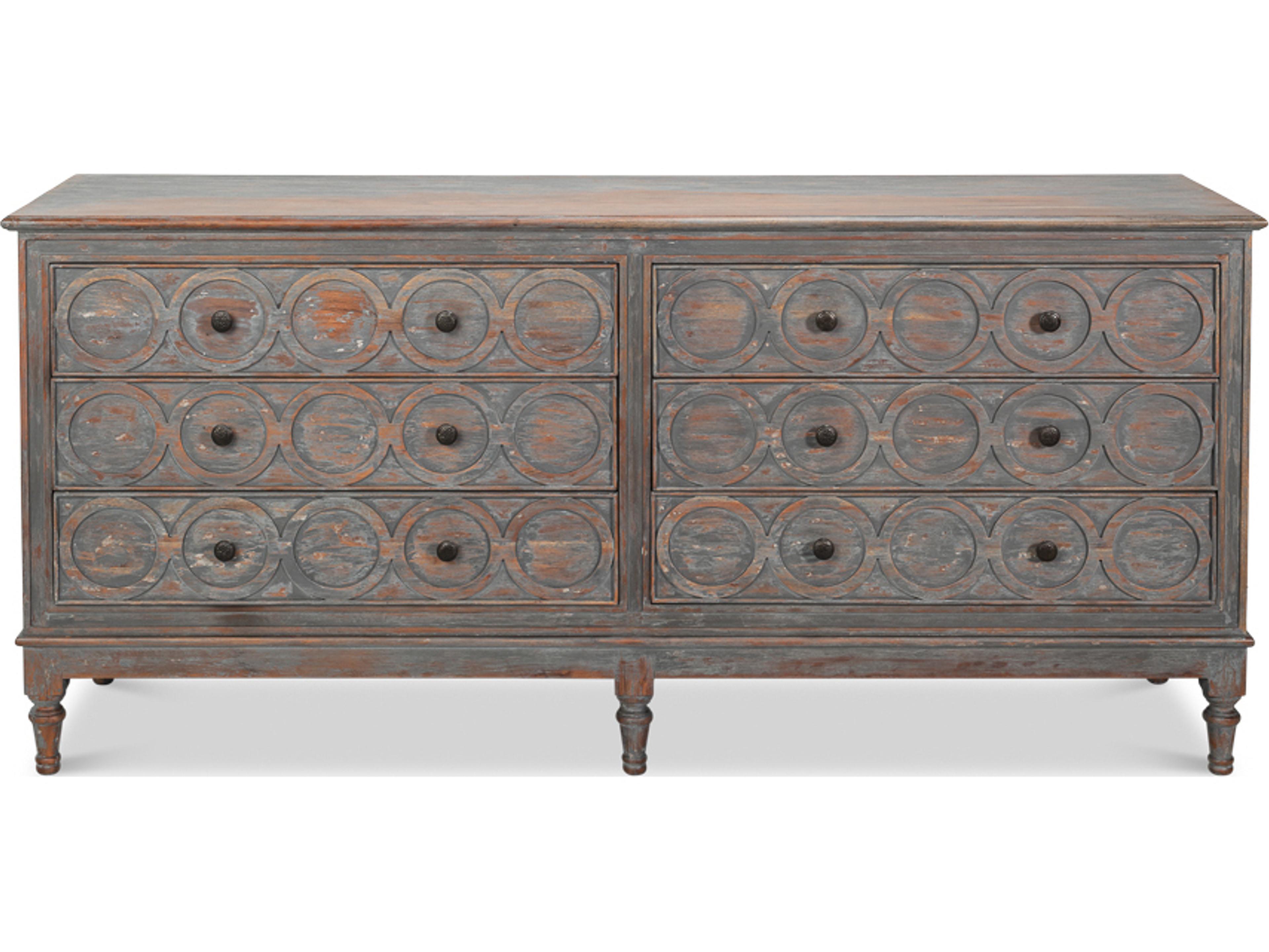 Sarreid Ltd La Cercle 20" Acacia Wood Sideboard