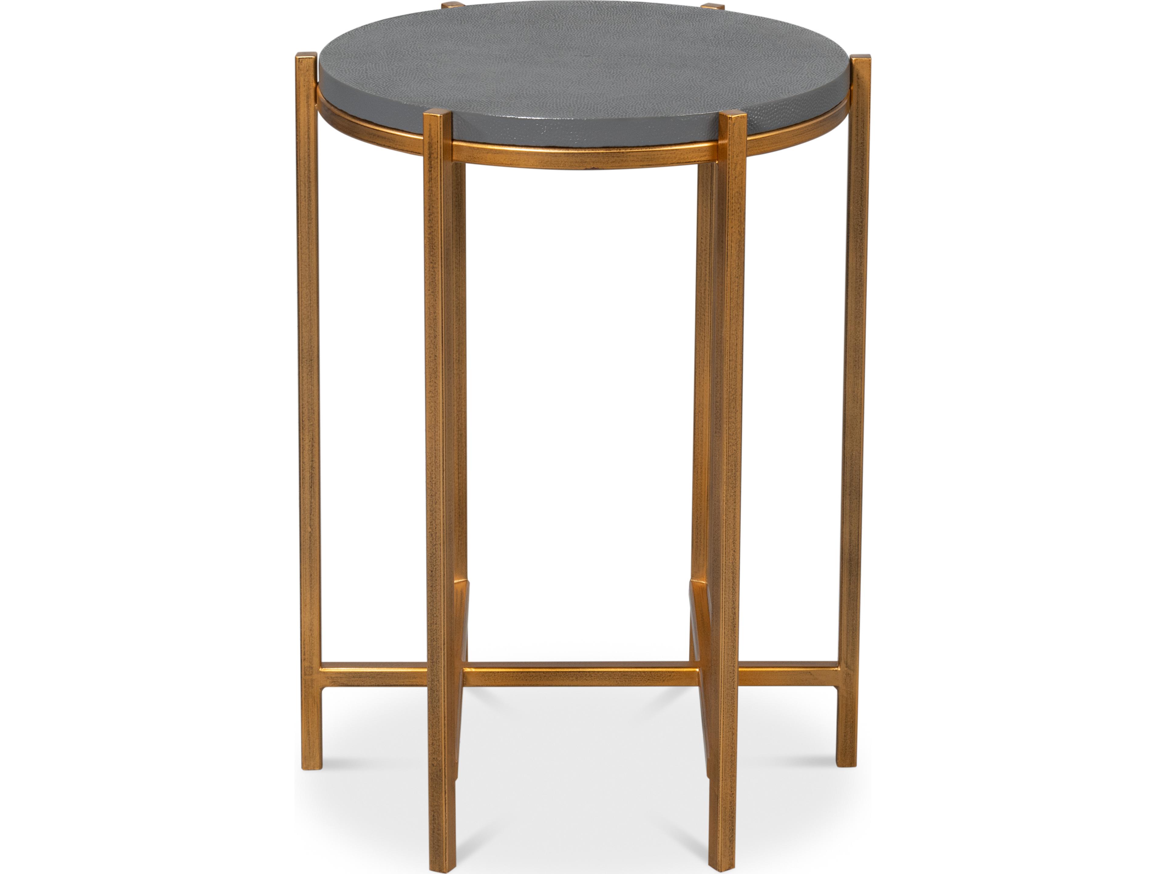 Sarreid Ltd Spence Side Table Quiet Shade