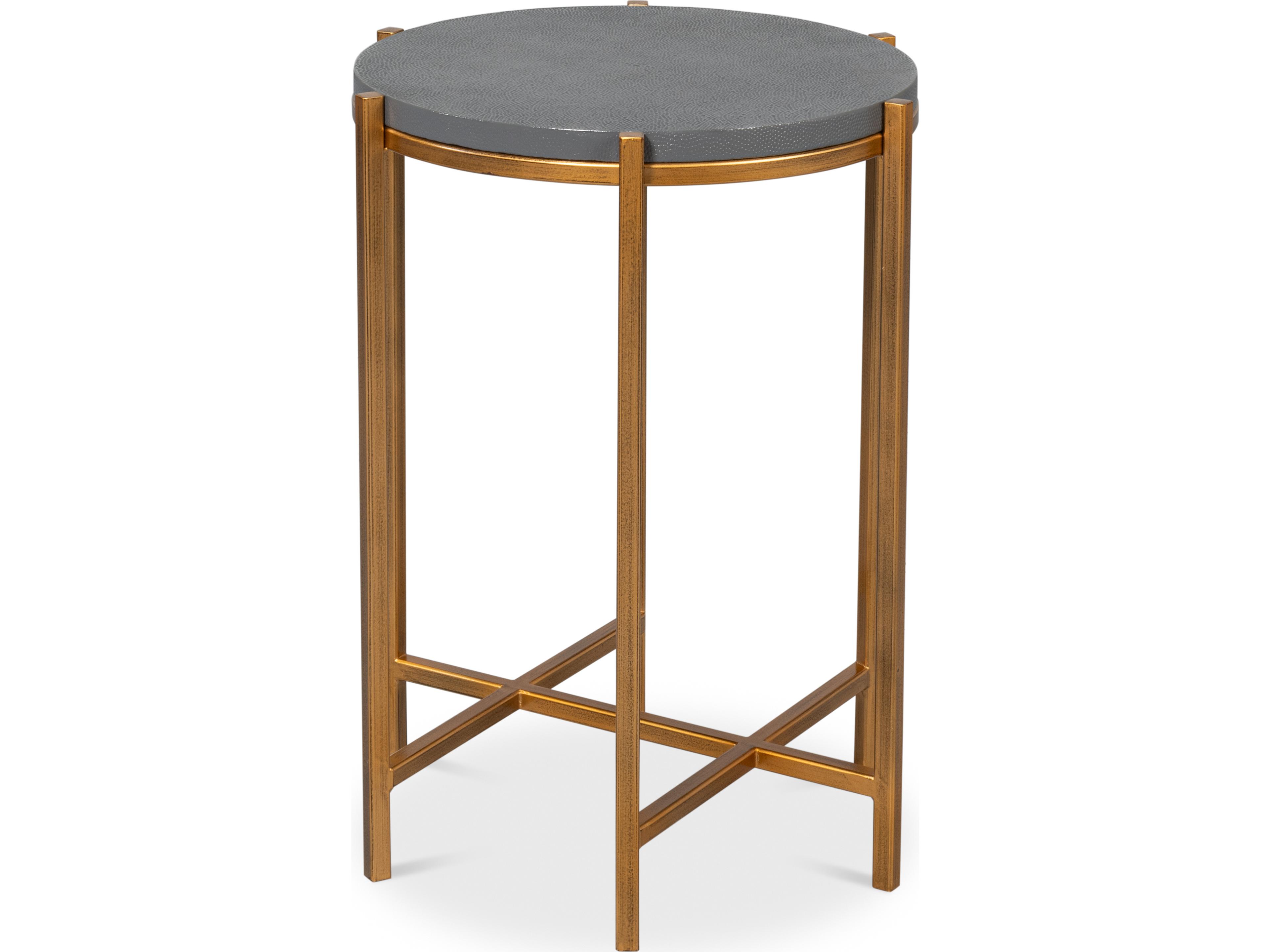 Sarreid Ltd Spence Side Table Quiet Shade