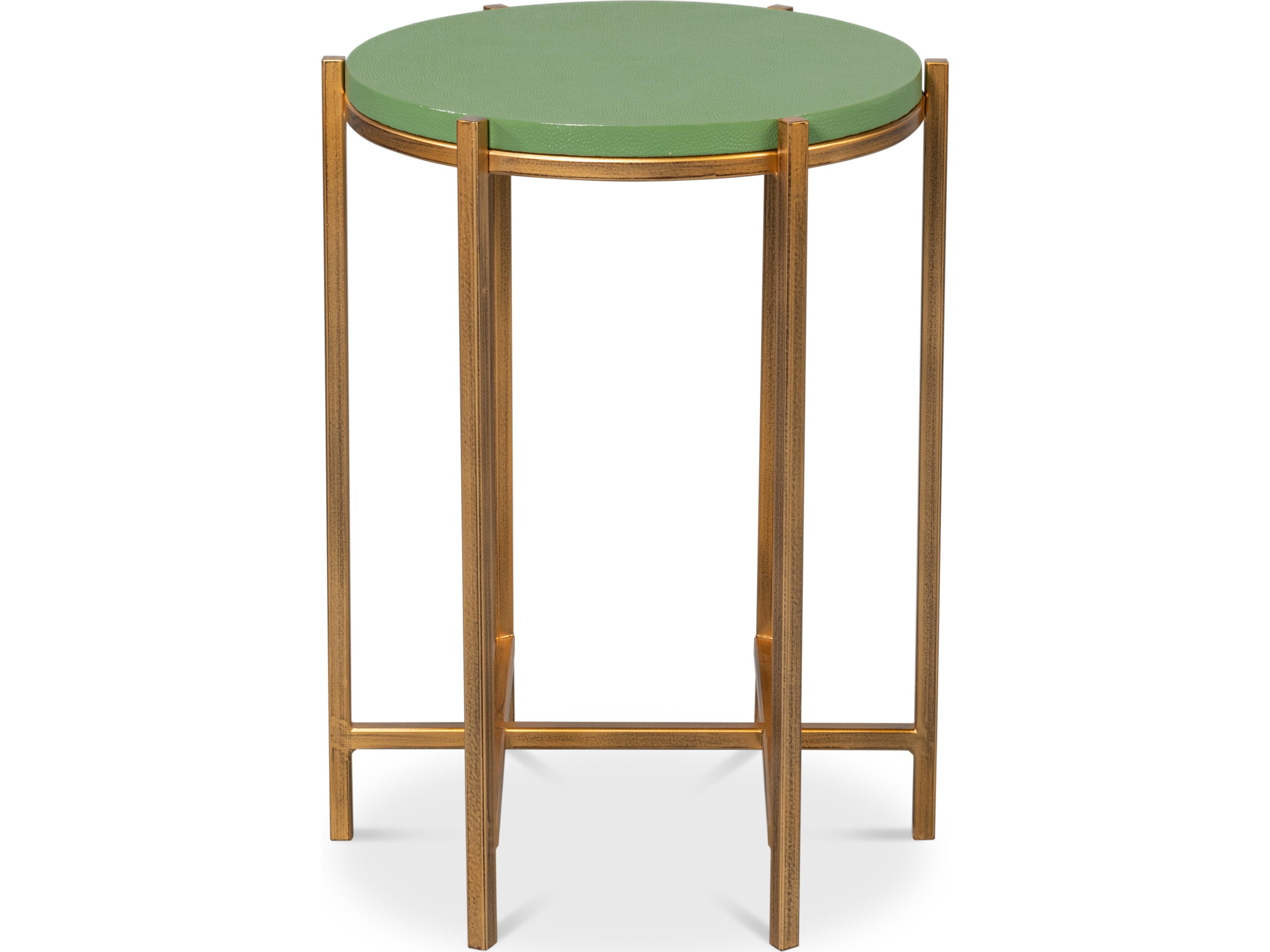 Sarreid Ltd Spence Side Table Watercress