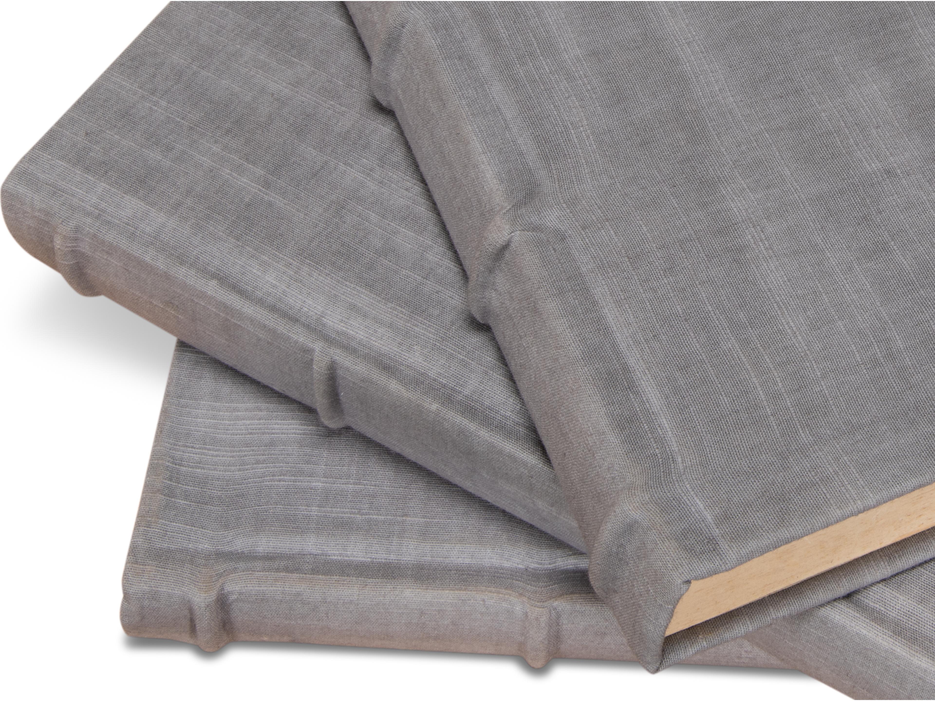 Sarreid Ltd Heather Grey Linen Books Set of 12