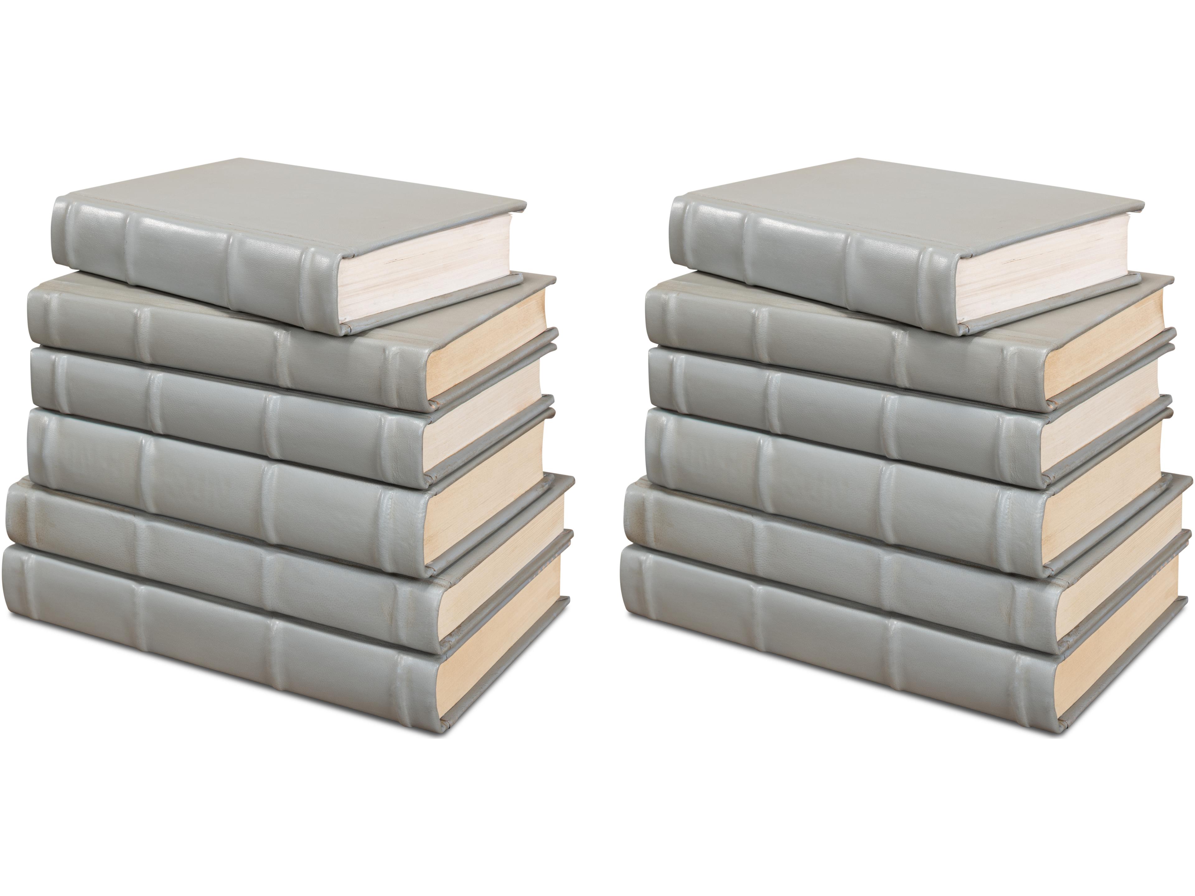 Books Set of 12 Antique Grey