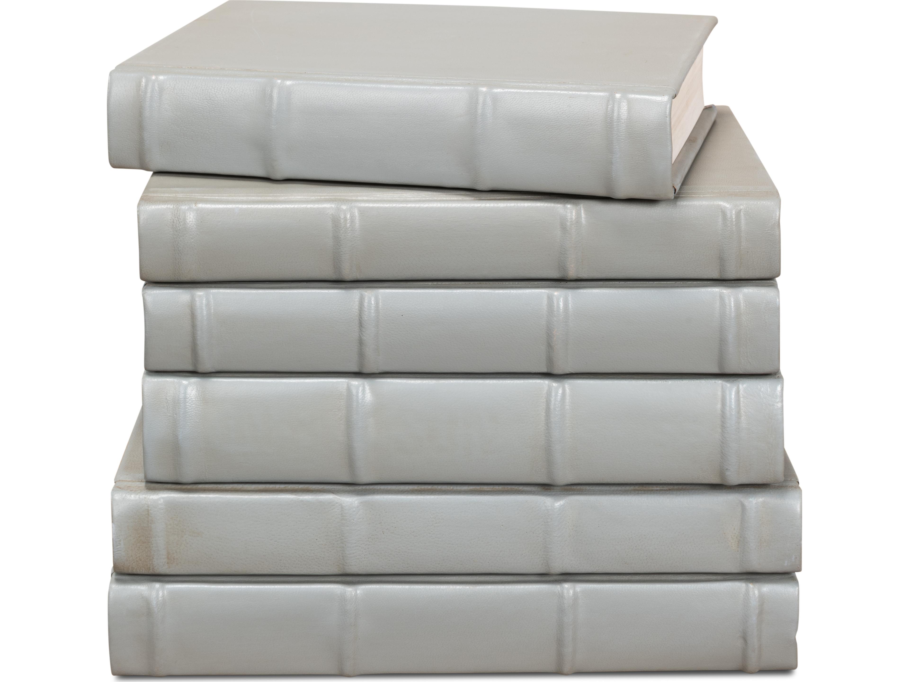 Sarreid Ltd Books Set of 12 Antique Grey