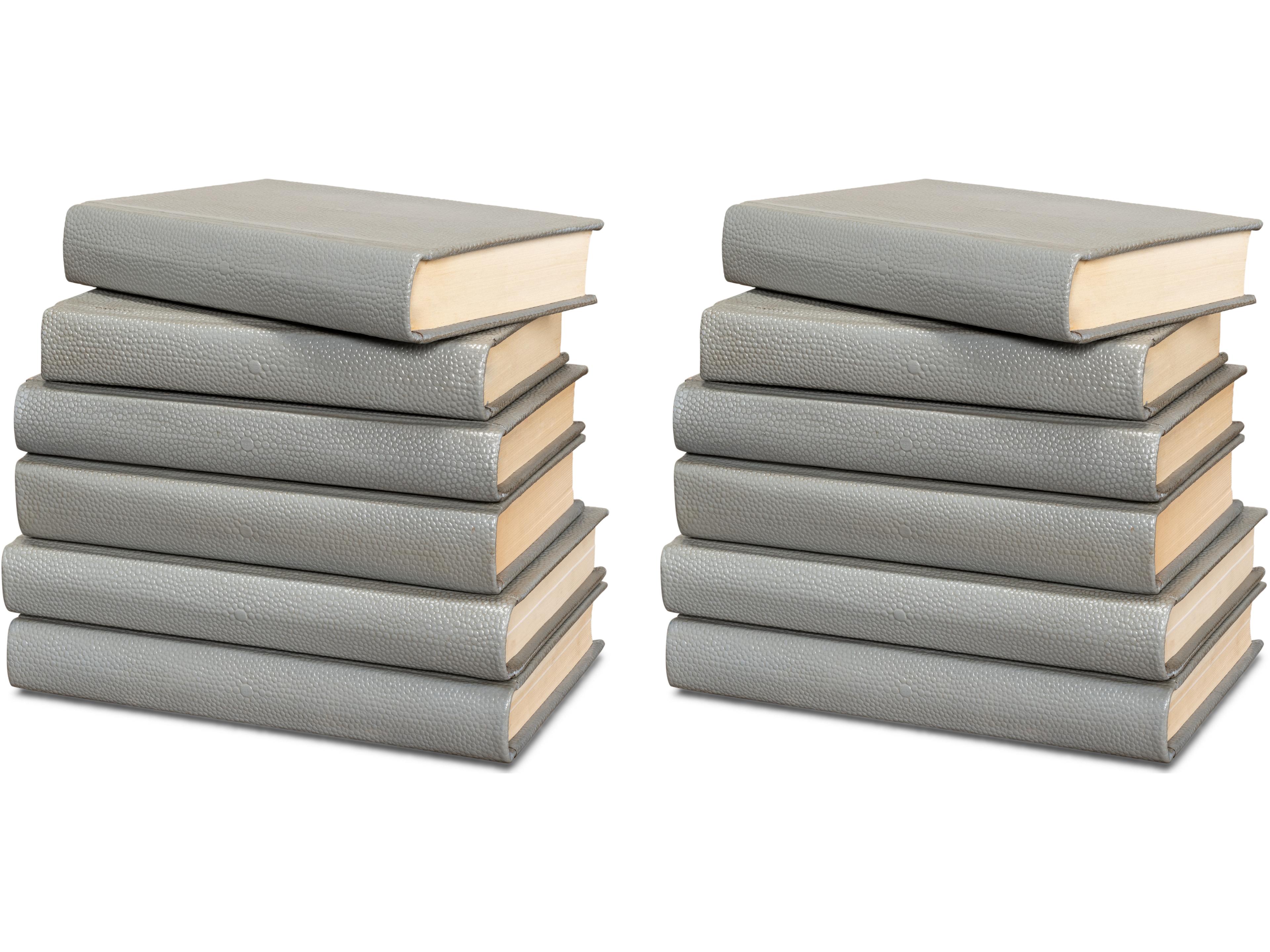 Shagreen Books Set of 12 Storm Grey