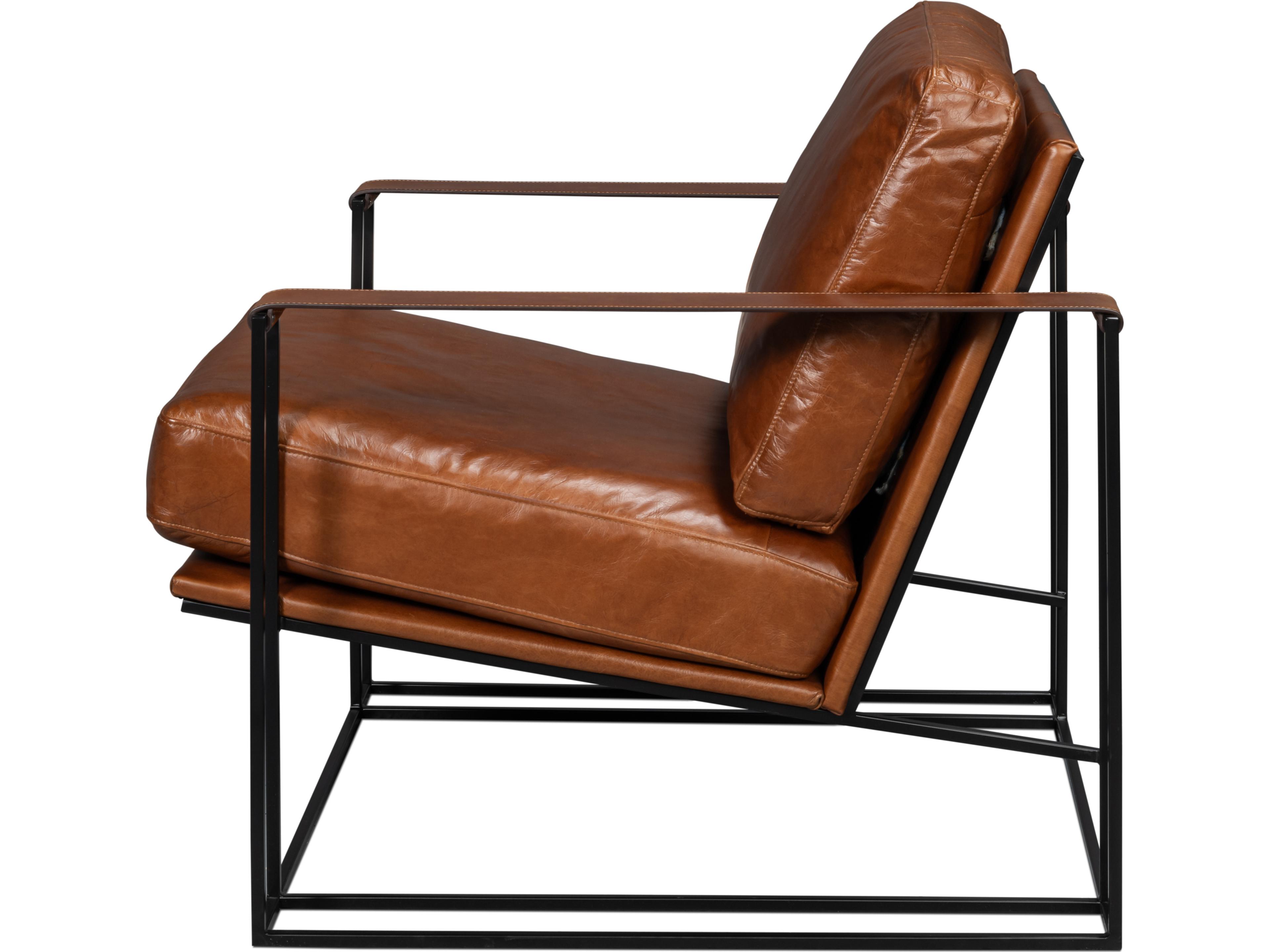 Sarreid Ltd Oryan Chair Havana Brown