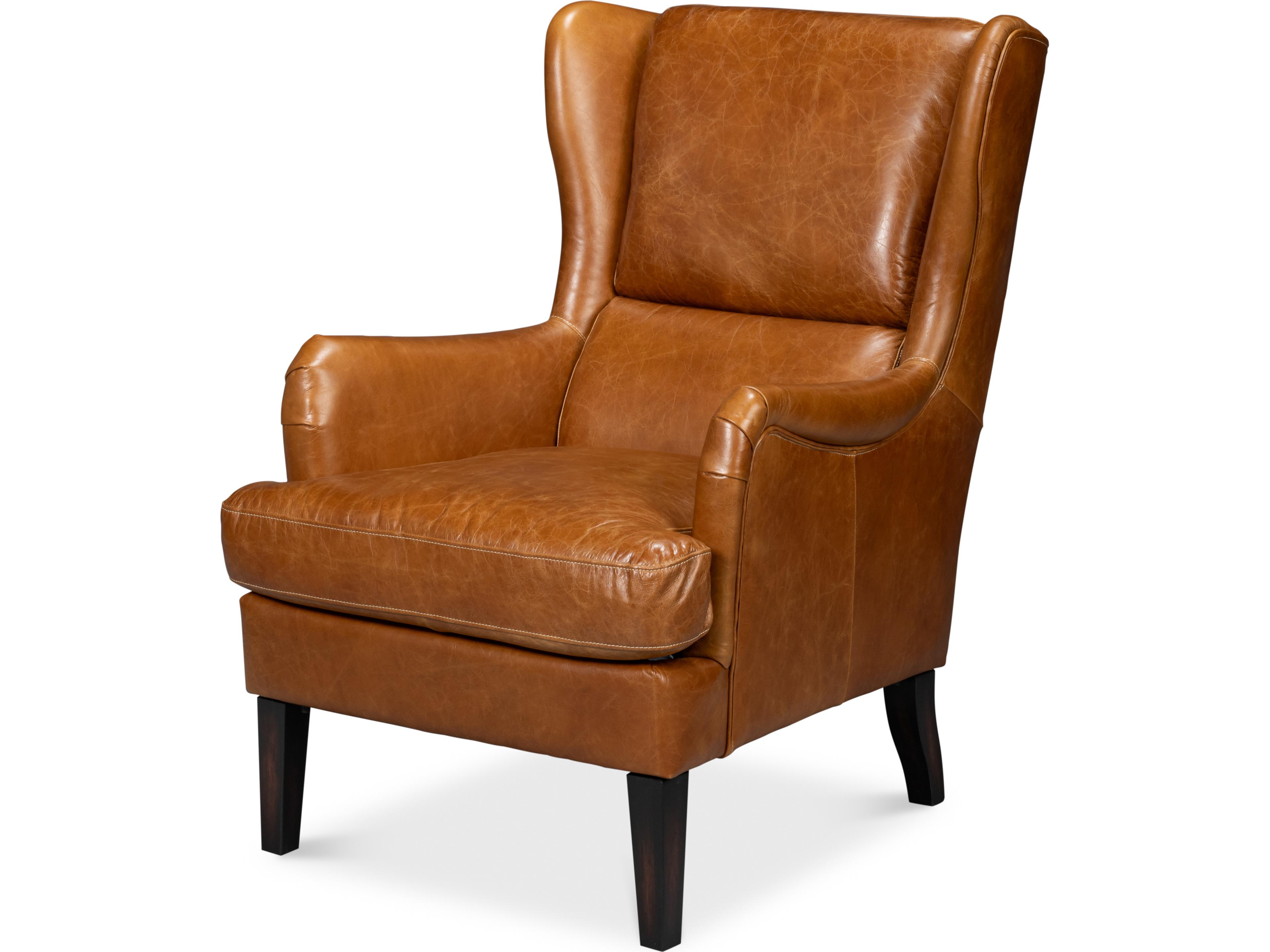 Elite Wing Lounge Chair Cuba Brown