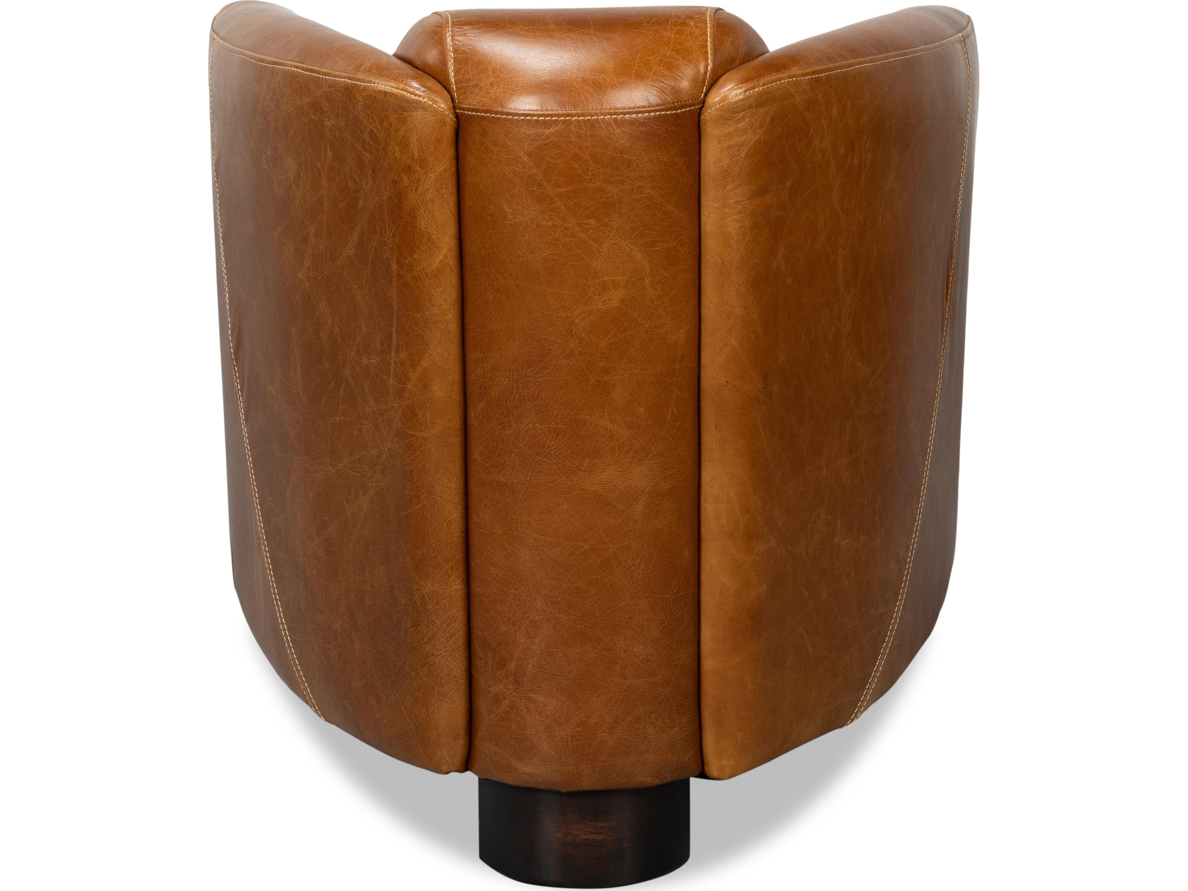 Sarreid Ltd Mandy Arm Chair Cuba Brown