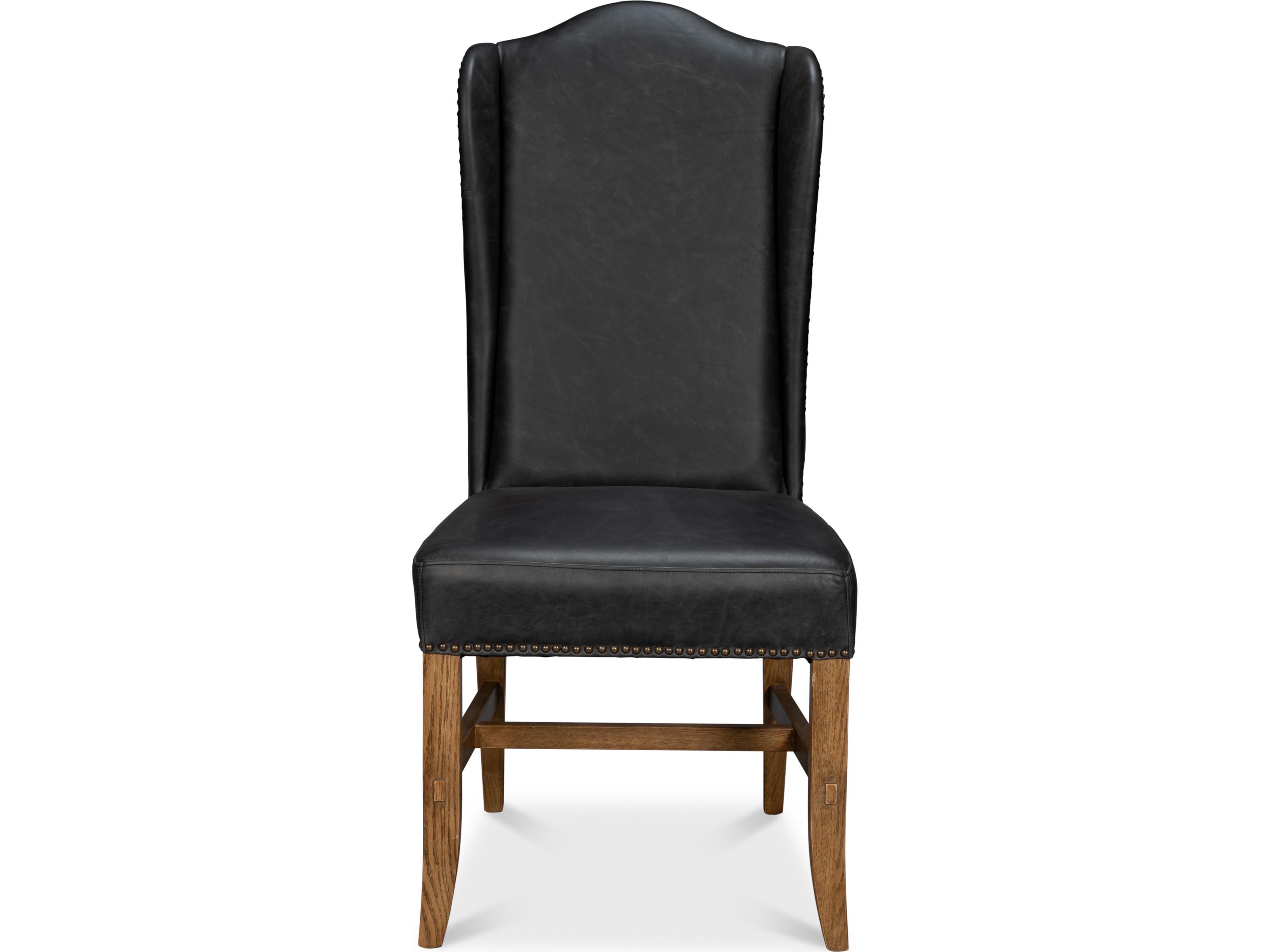 Sarreid Ltd Mercado High Back Dining Chair Black