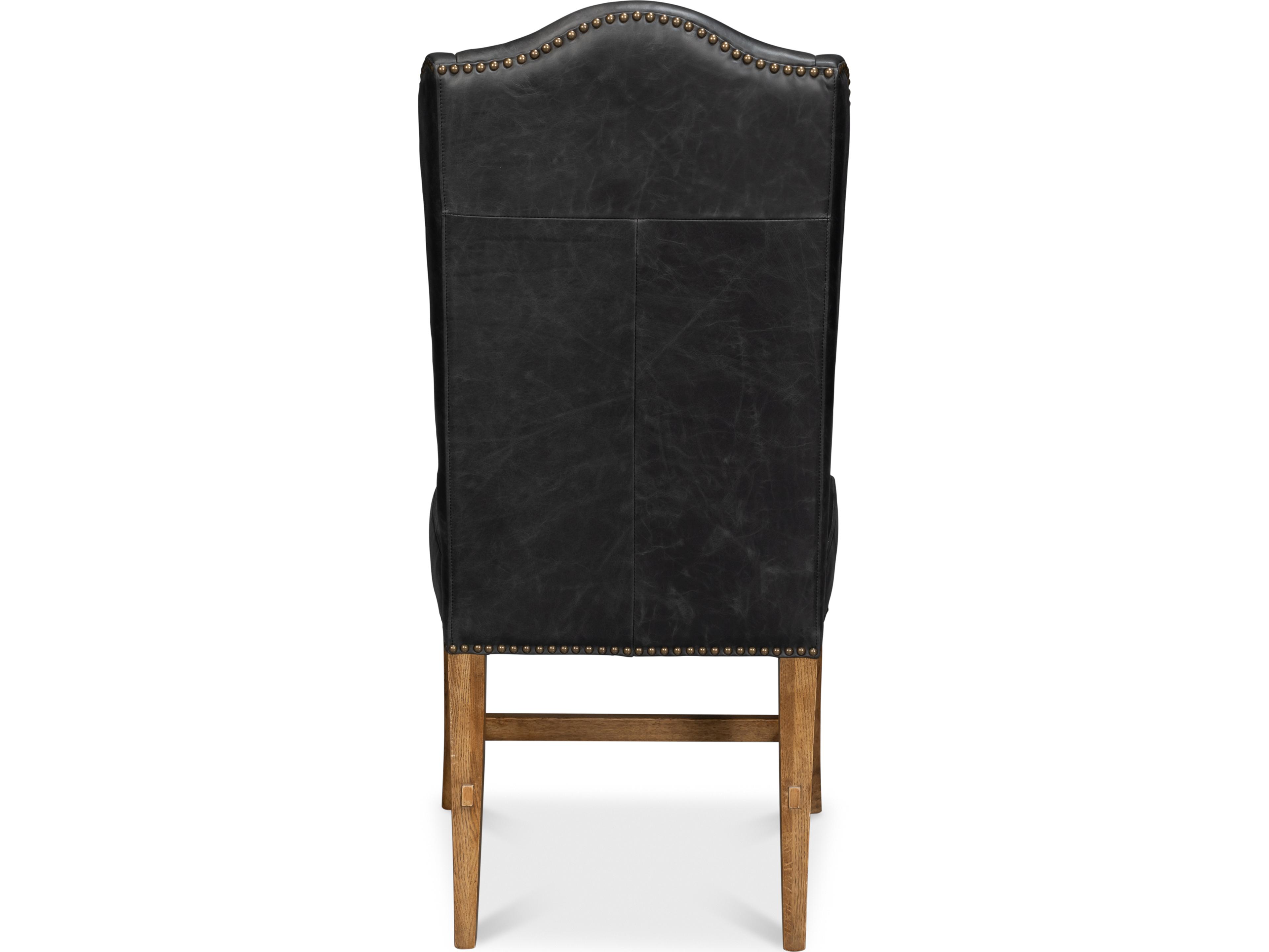 Sarreid Ltd Mercado High Back Dining Chair Black