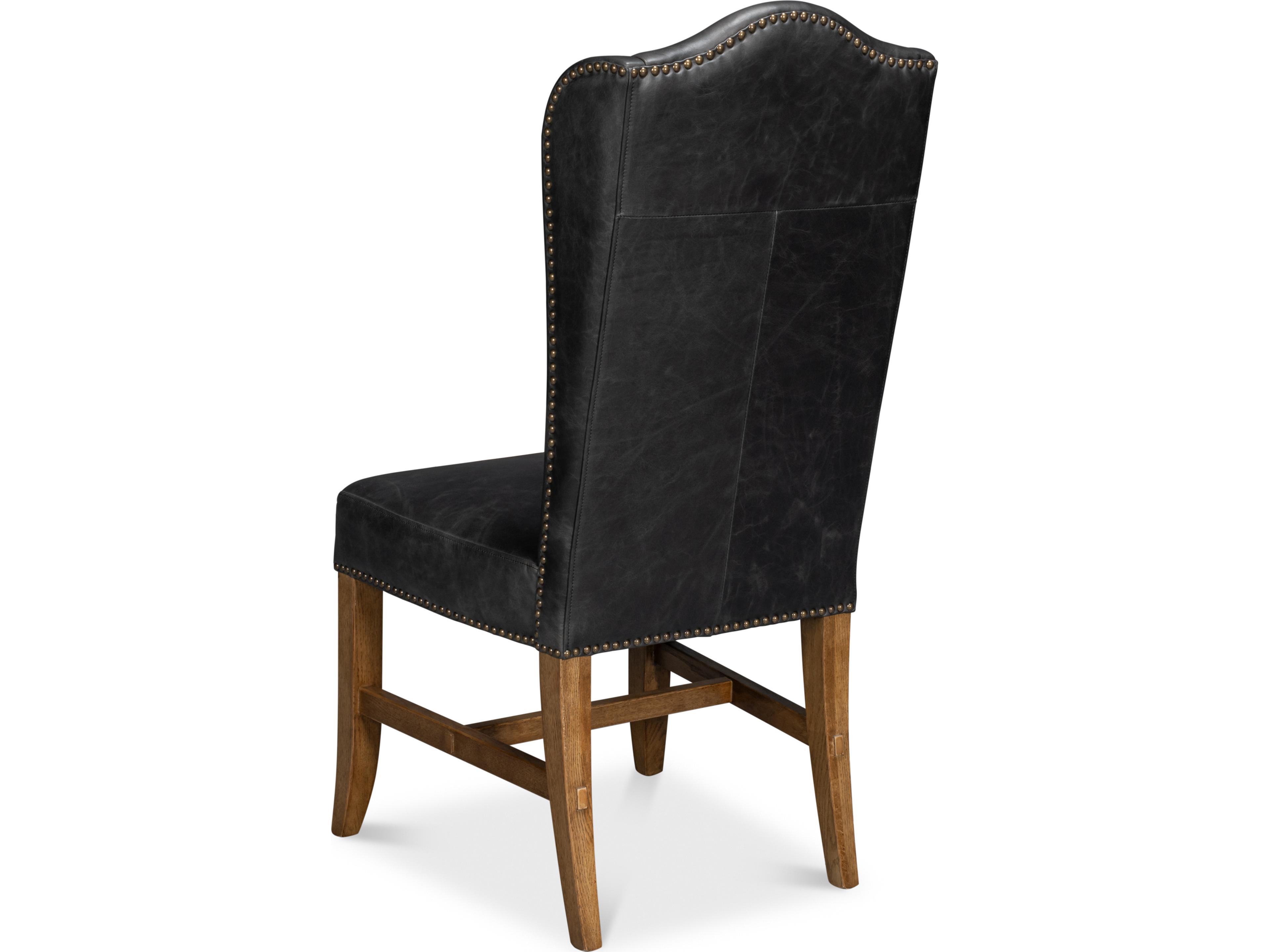 Sarreid Ltd Mercado High Back Dining Chair Black