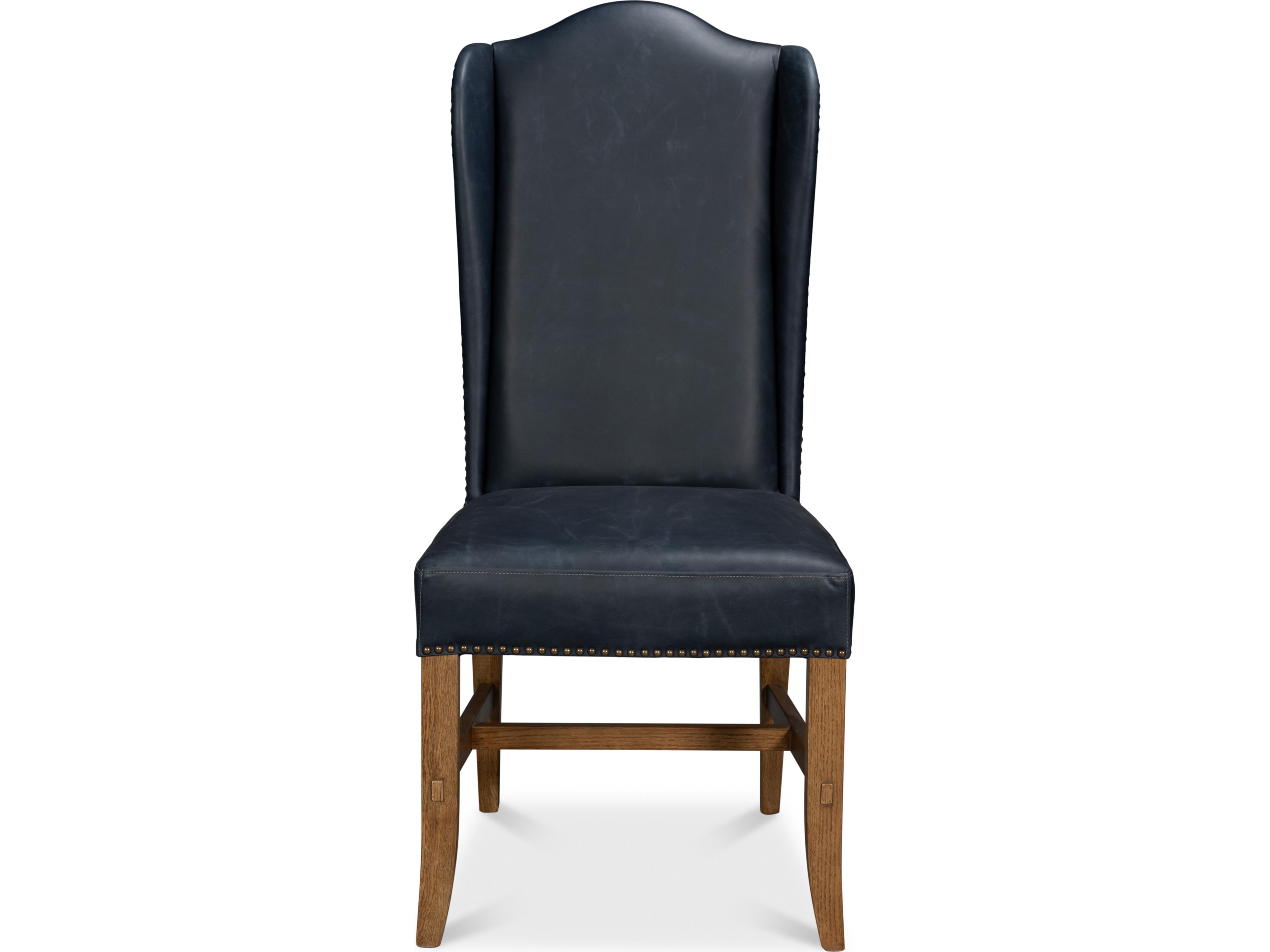 Sarreid Ltd Mercado High Back Dining Chair Blue