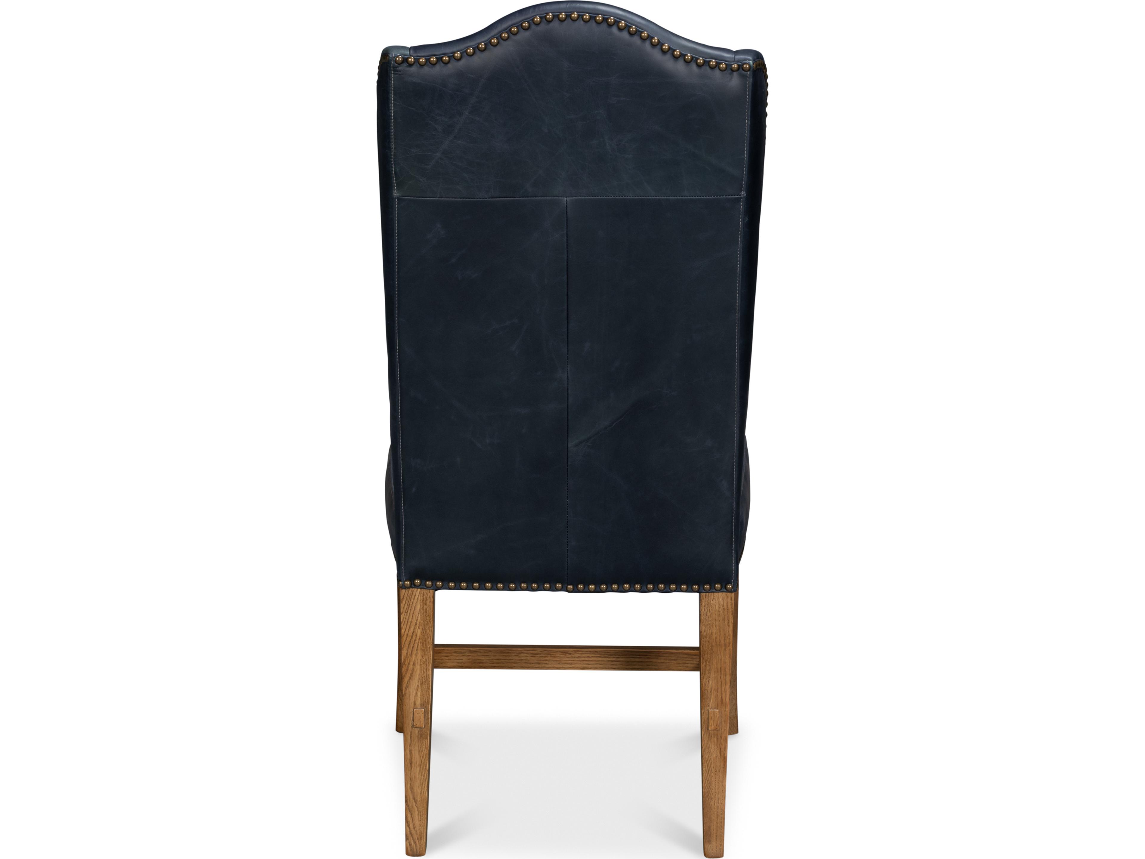 Sarreid Ltd Mercado High Back Dining Chair Blue