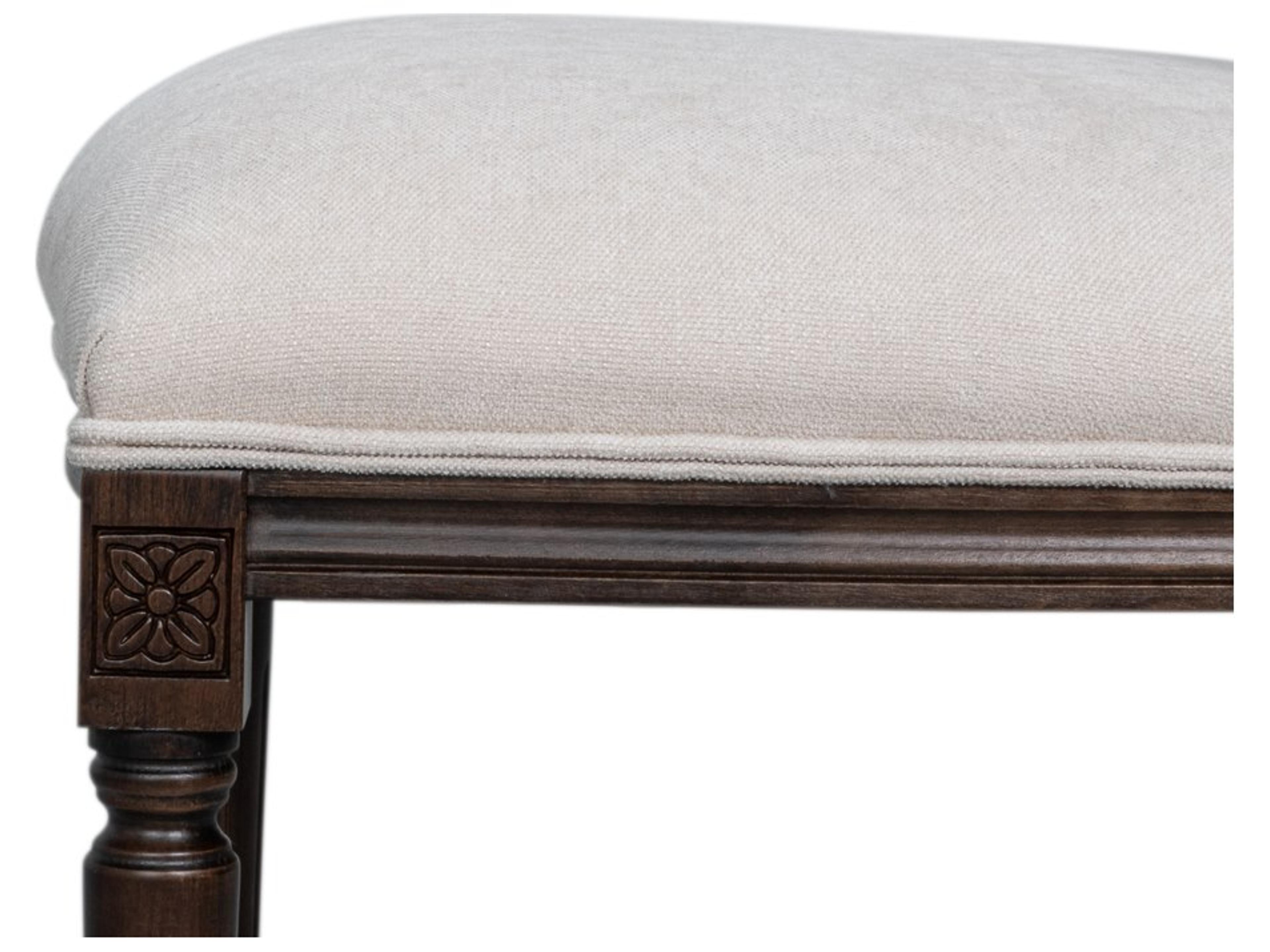 Sarreid Ltd Black Velvet Upholstered Armless Dining Chair