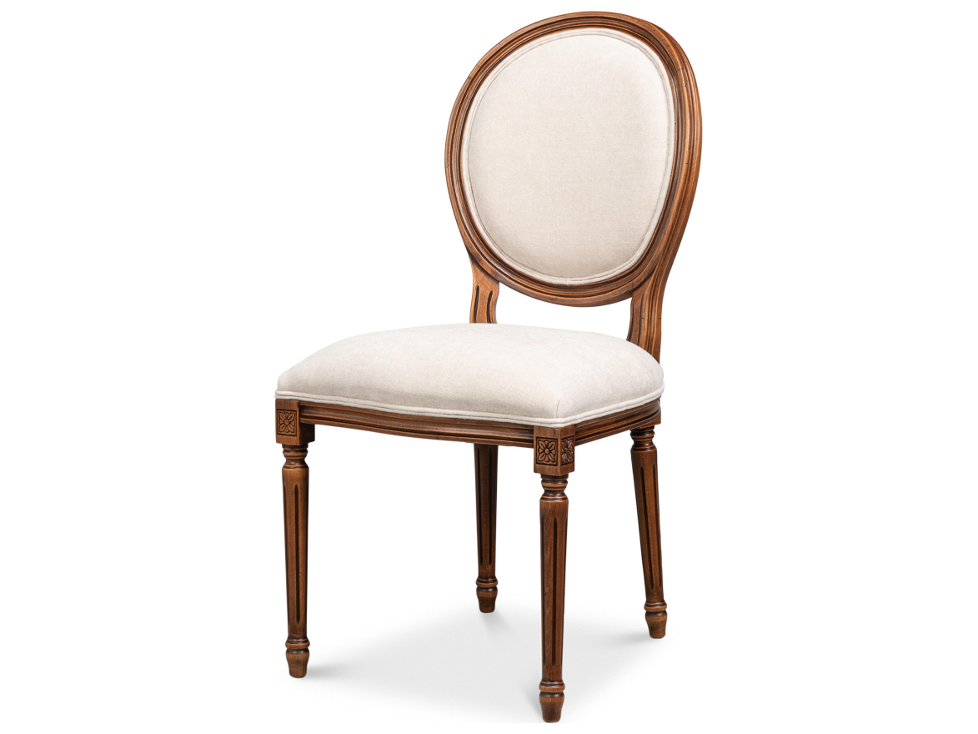 Hugo Brown Upholstered Armless Dining Chair