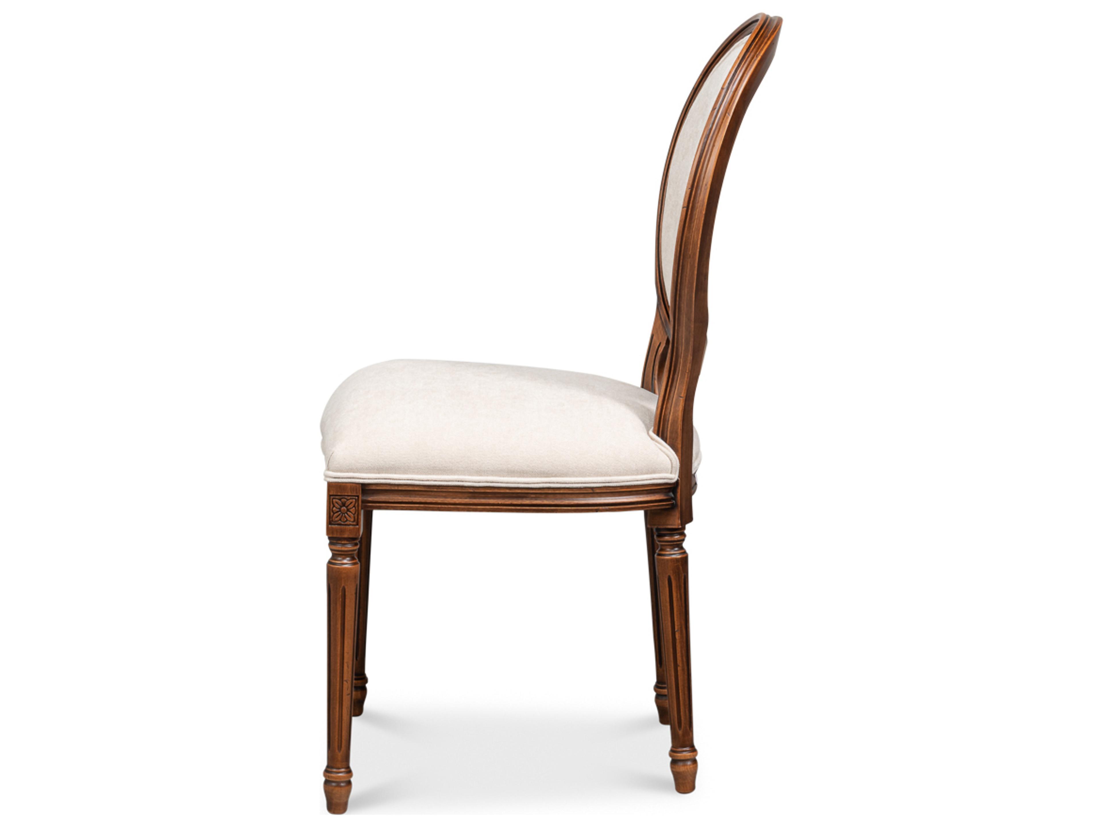 Sarreid Ltd Hugo Brown Upholstered Armless Dining Chair