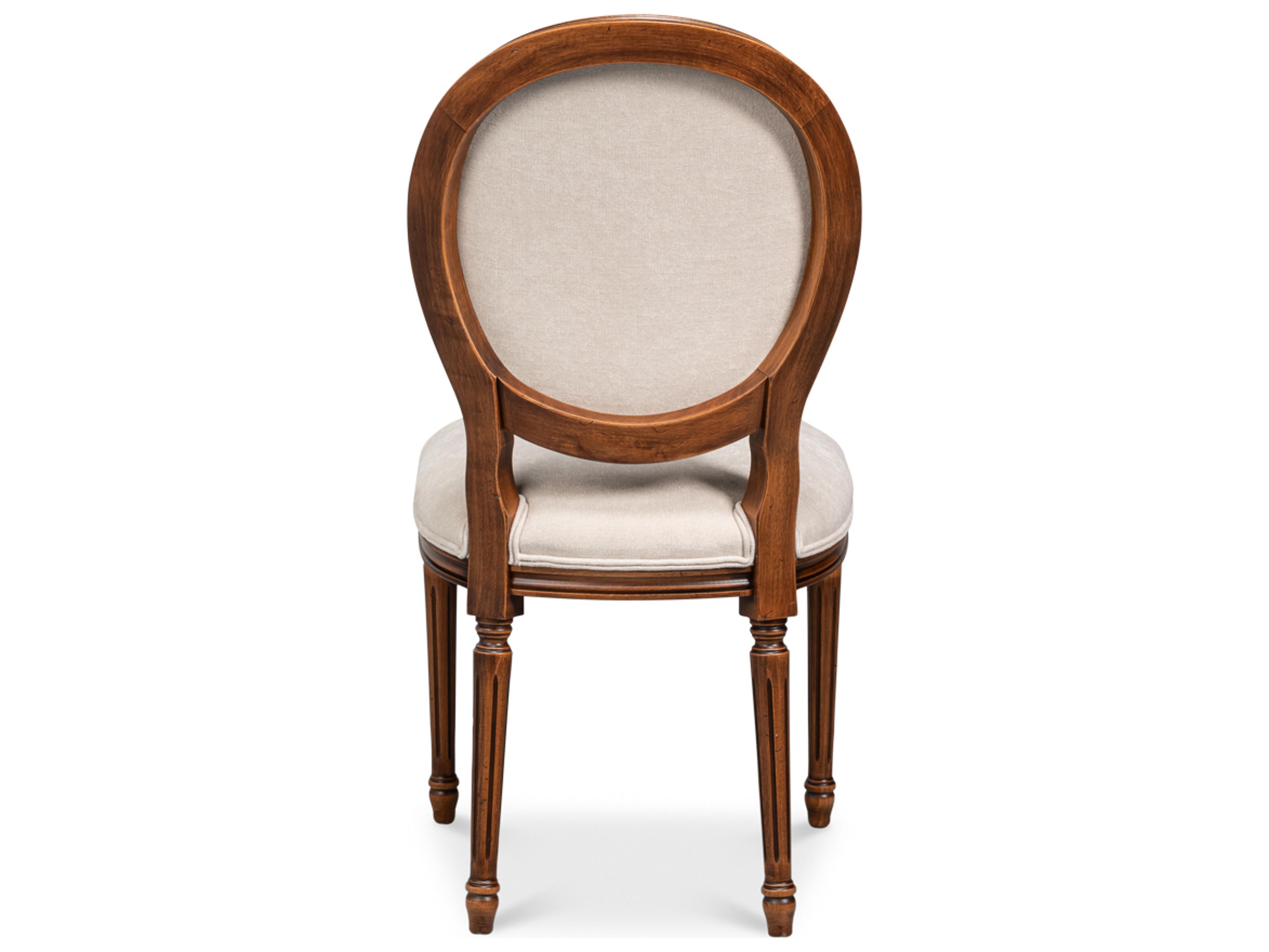 Sarreid Ltd Hugo Brown Upholstered Armless Dining Chair