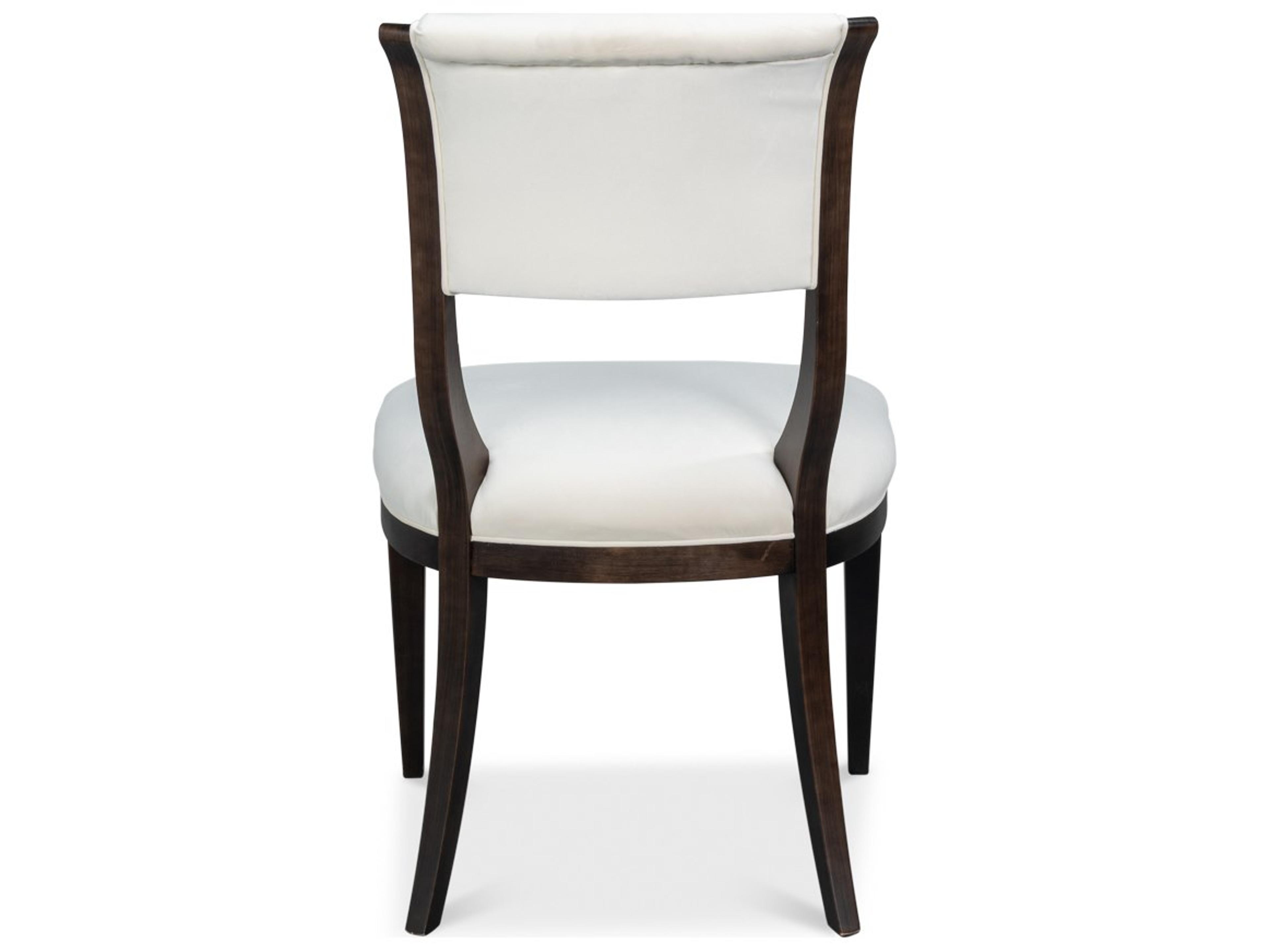 Sarreid Ltd Black Velvet Upholstered Armless Dining Chair