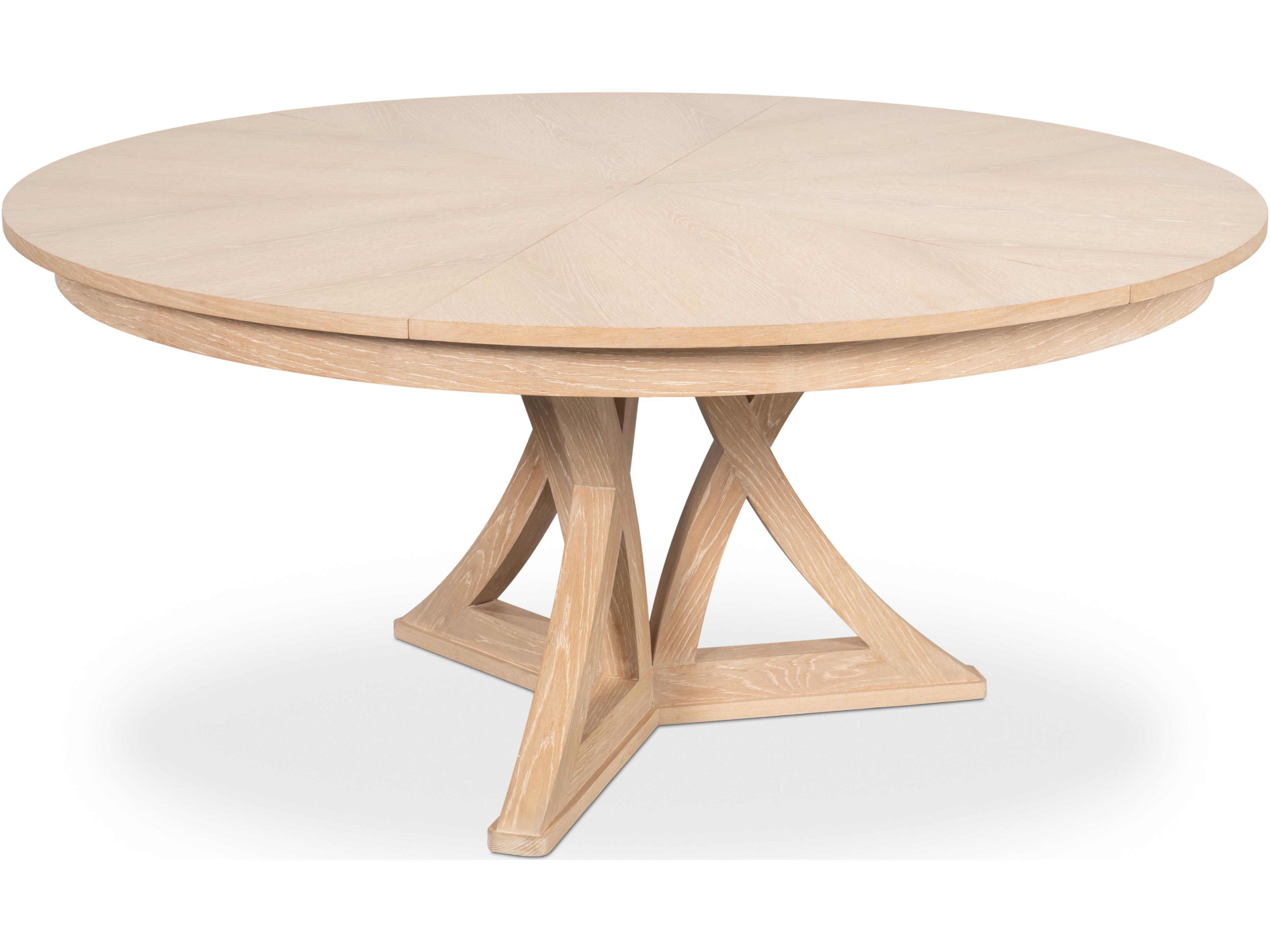 Sarreid Ltd Casual Jupe Dining Table Bleached Oak
