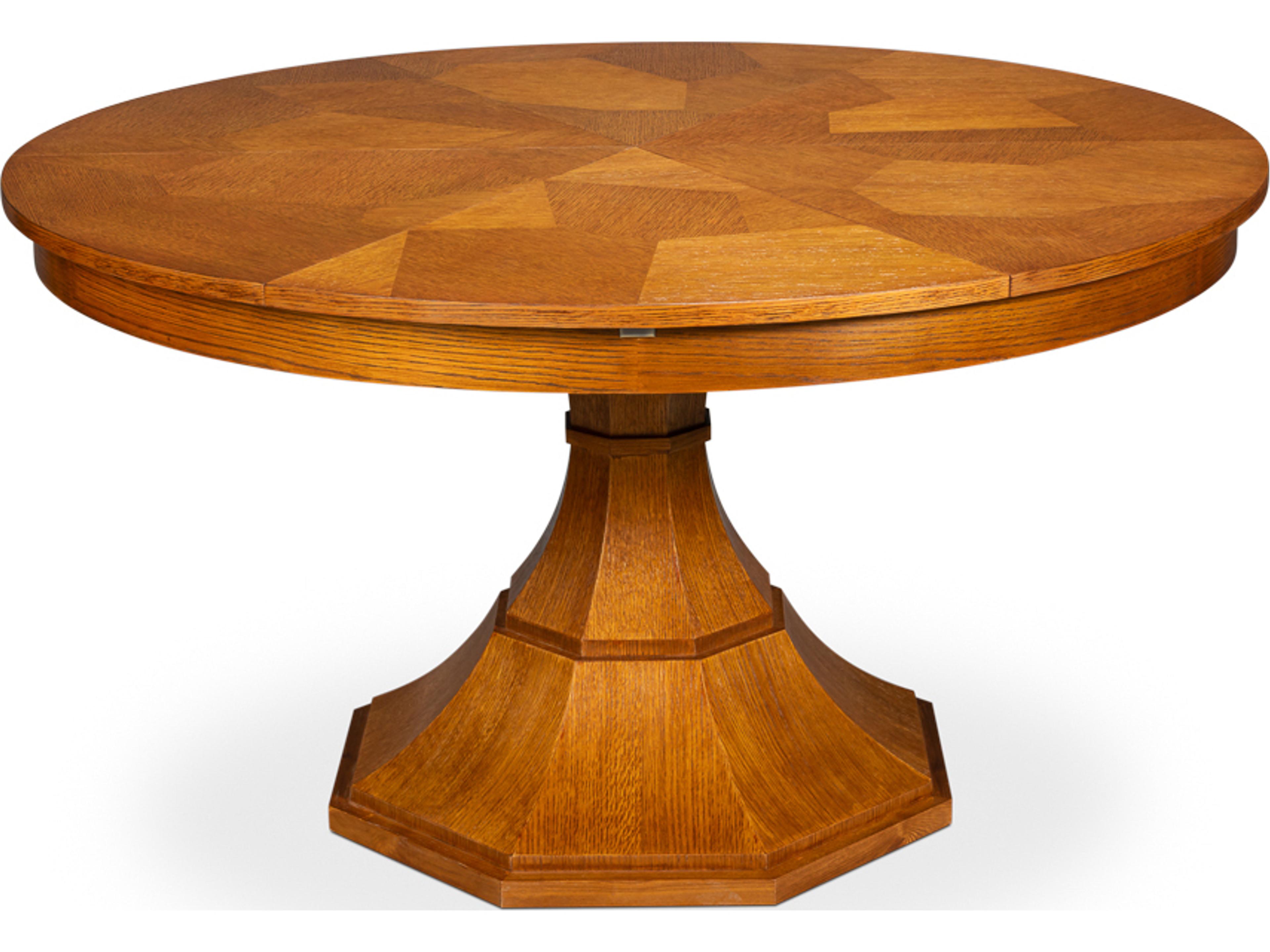Giselle Round Wood Dining Table