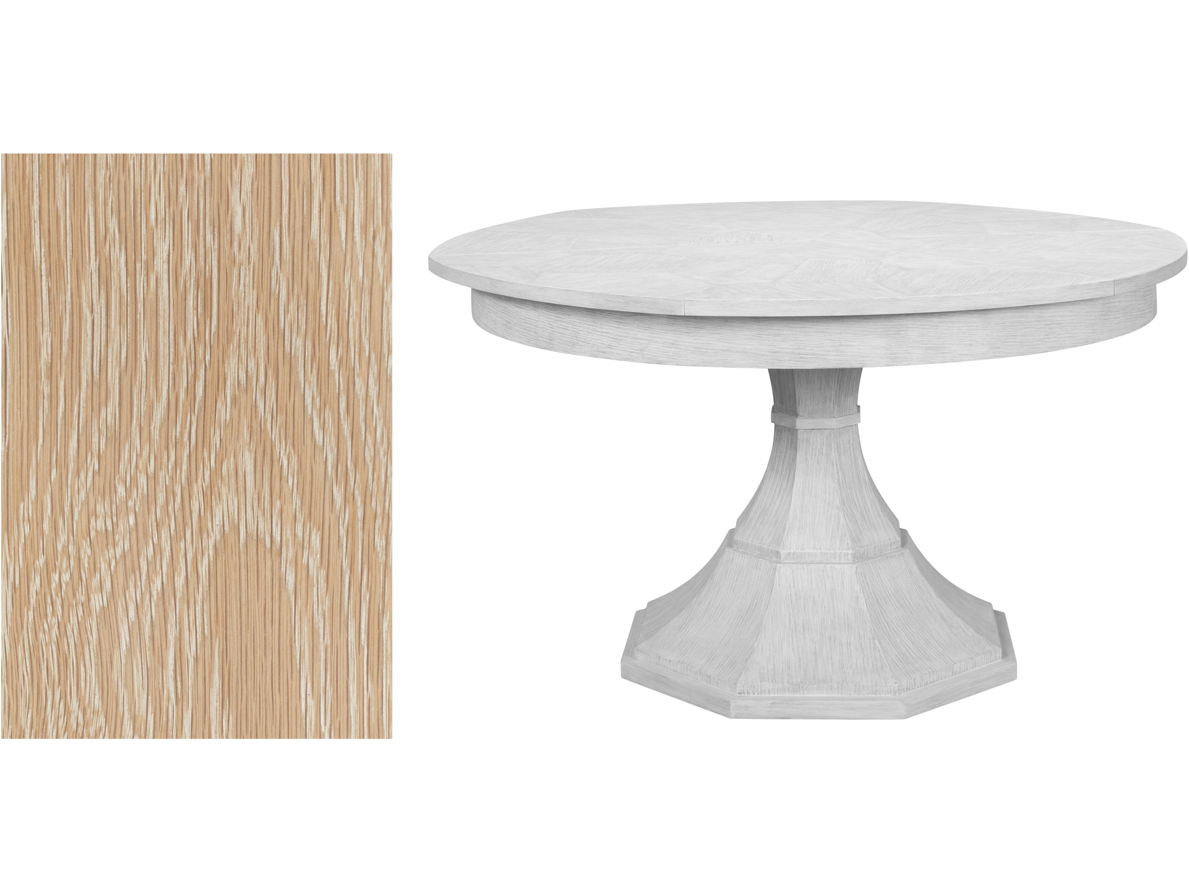 Giselle Jupe Table Large Bleached Oak