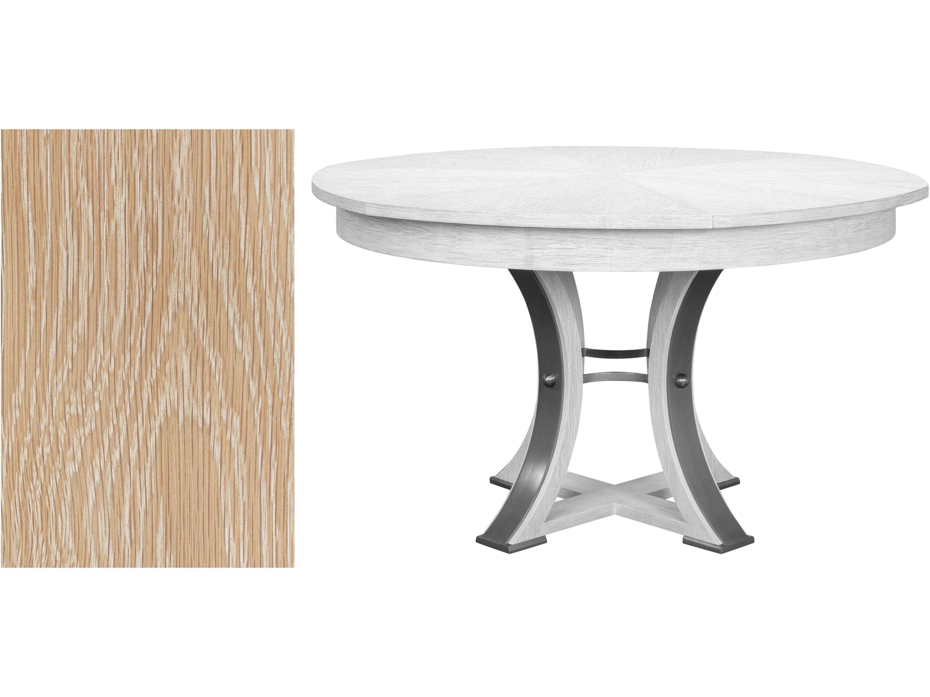 Tower Jupe Dining Table Bleached Oak