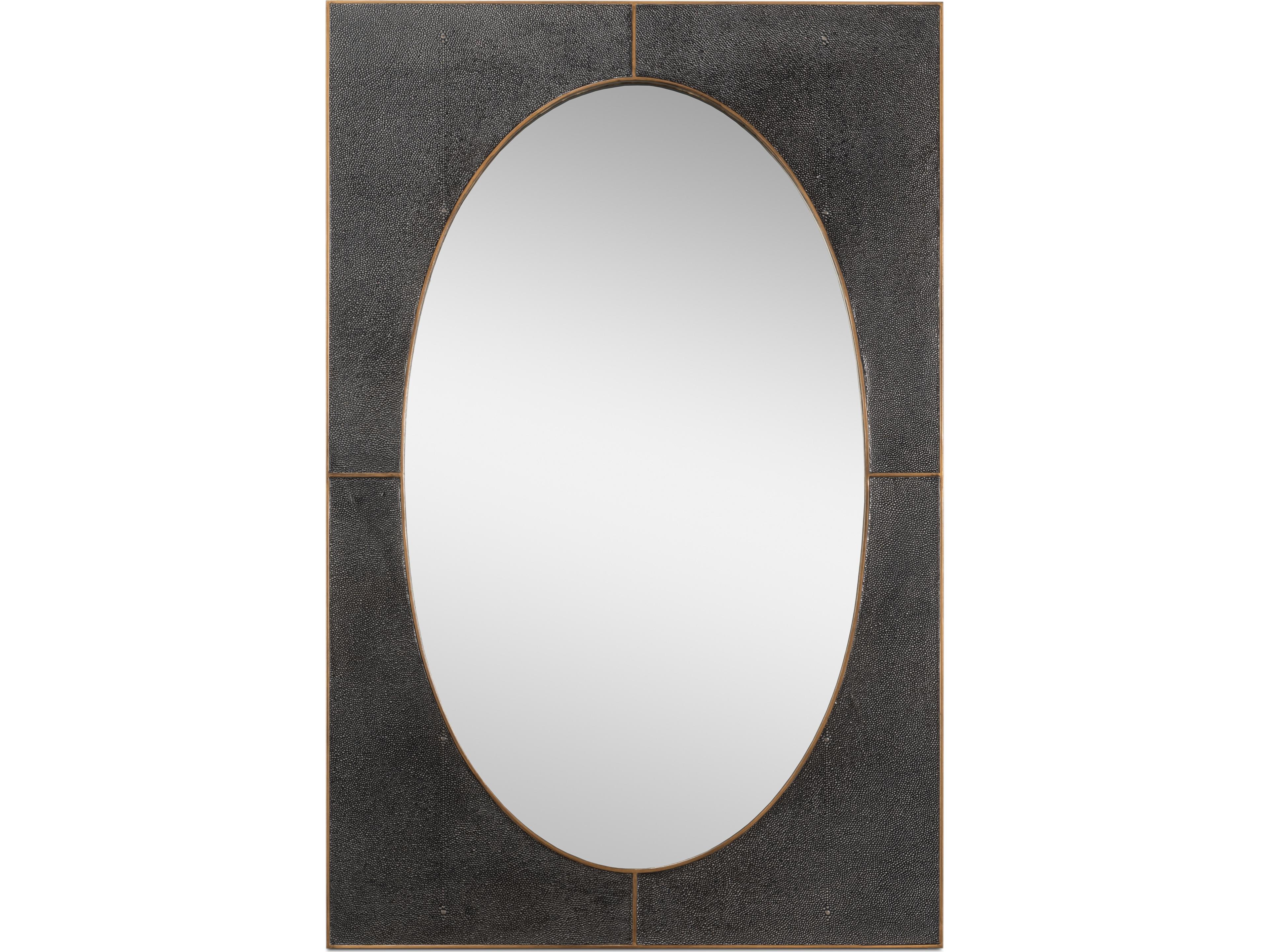 Francis Mirror Shagreen Antique Grey