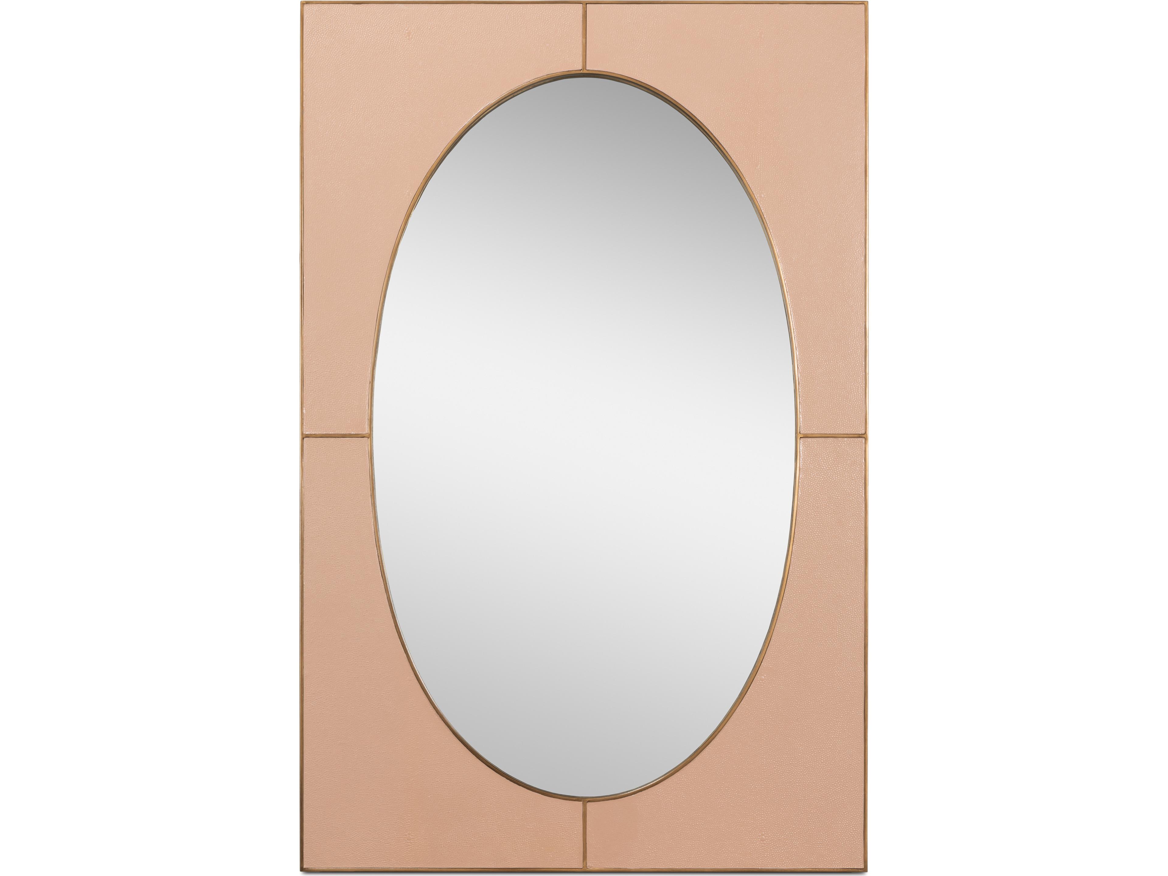Francis Mirror Shagreen Antique Mushroom