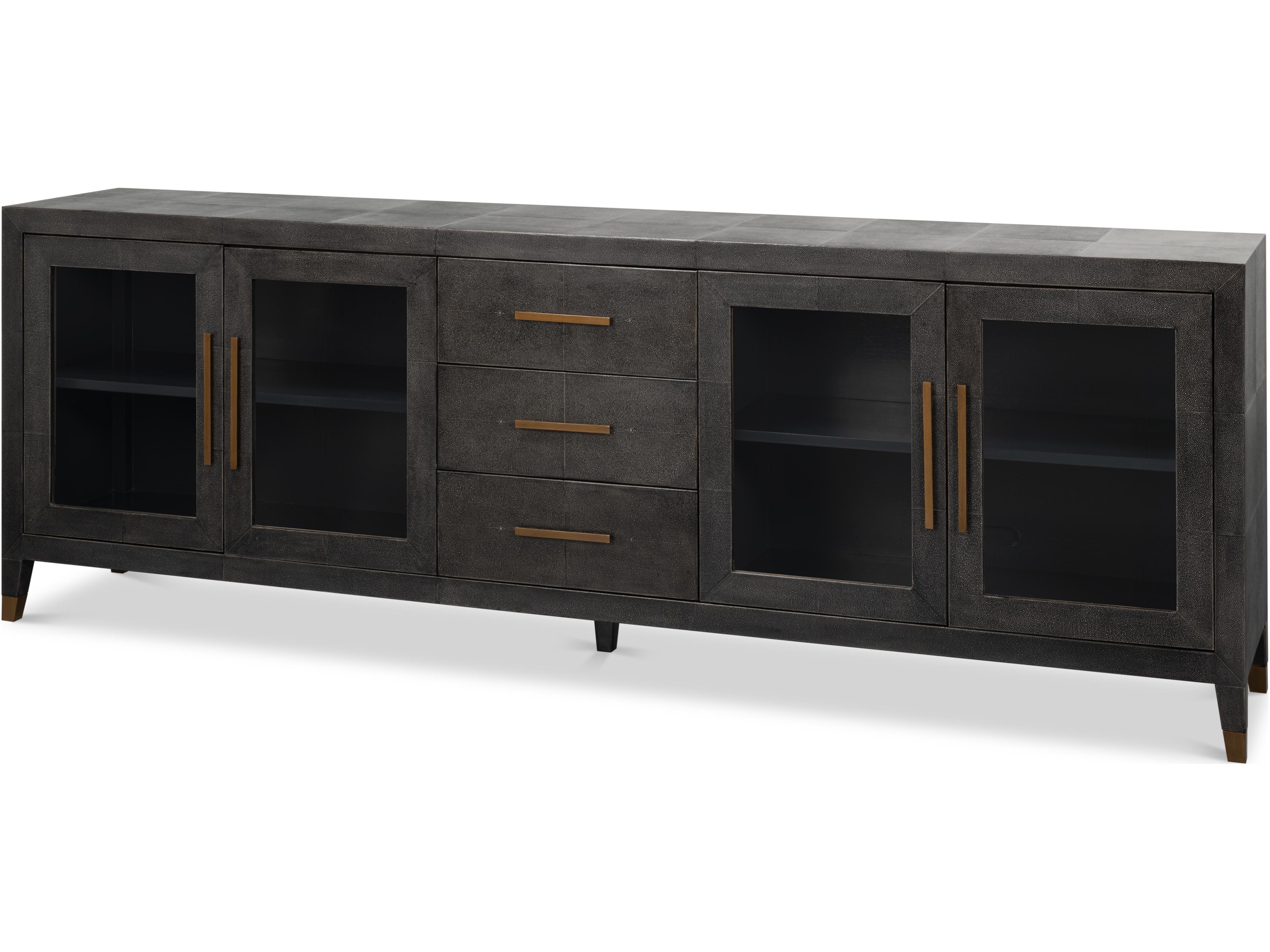 Sarreid Ltd Desmond Sideboard Shagreen Antique Grey