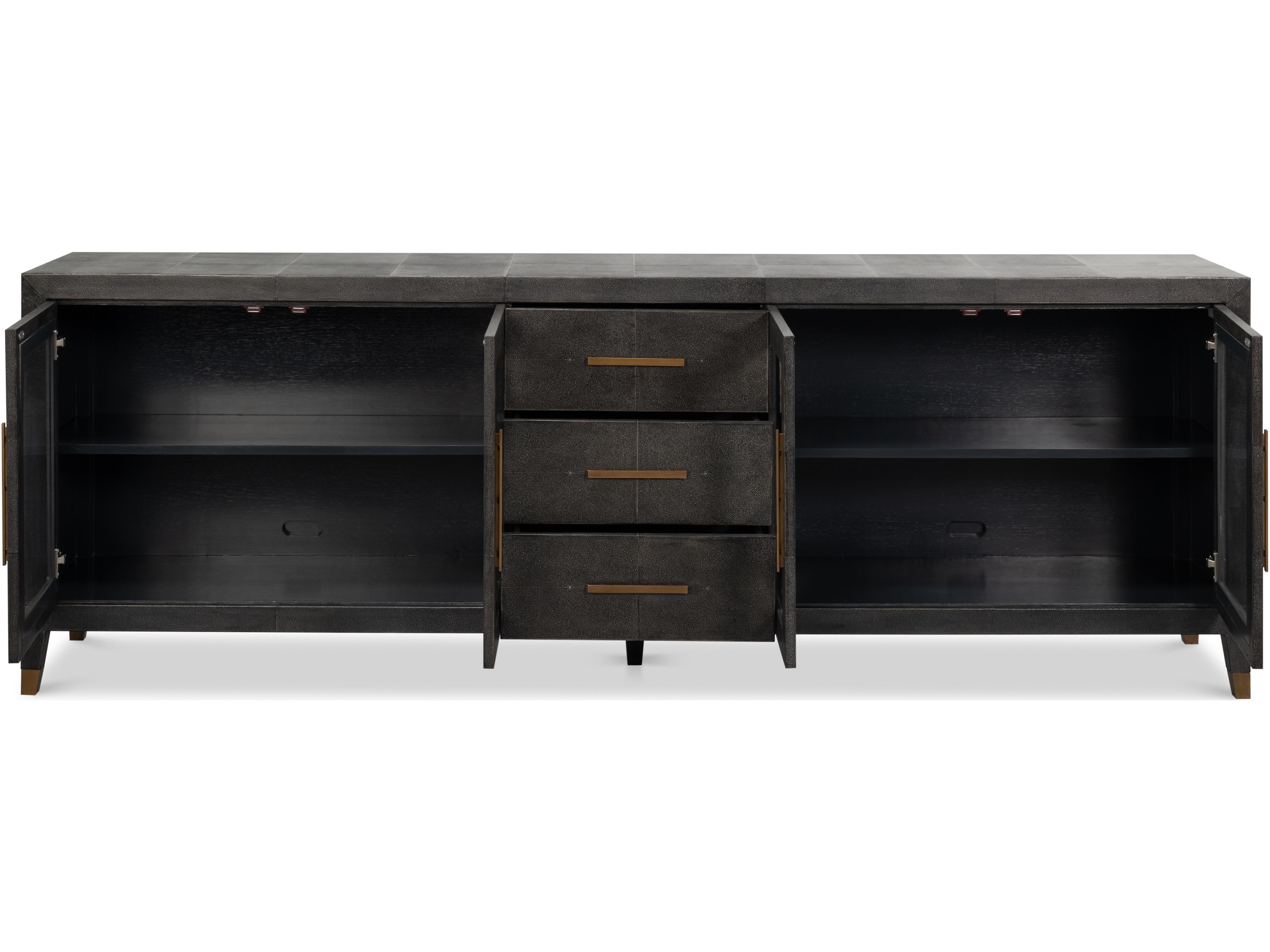 Sarreid Ltd Desmond Sideboard Shagreen Antique Grey