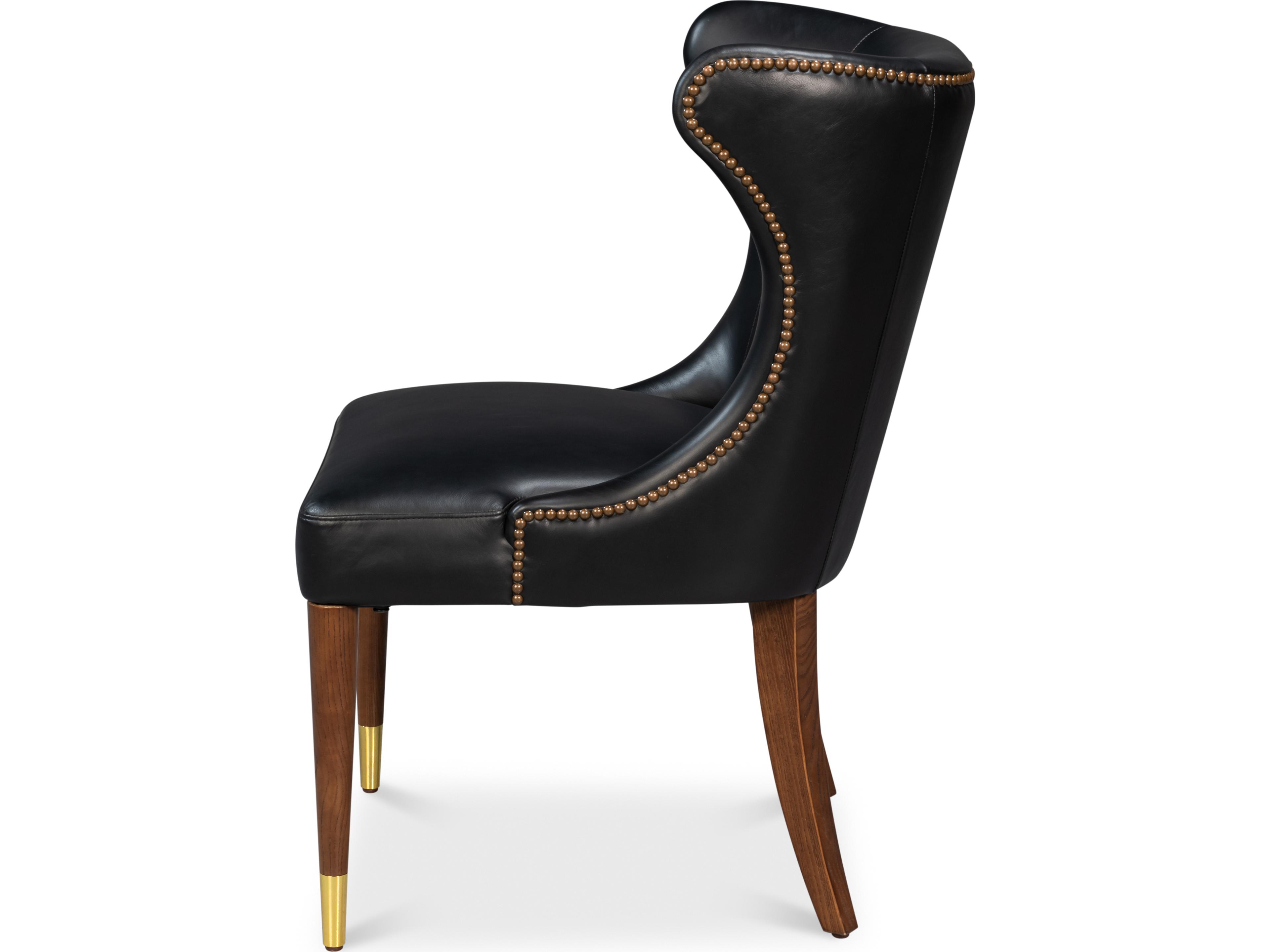 Sarreid Ltd Norwood Dining Chair Onyx Black