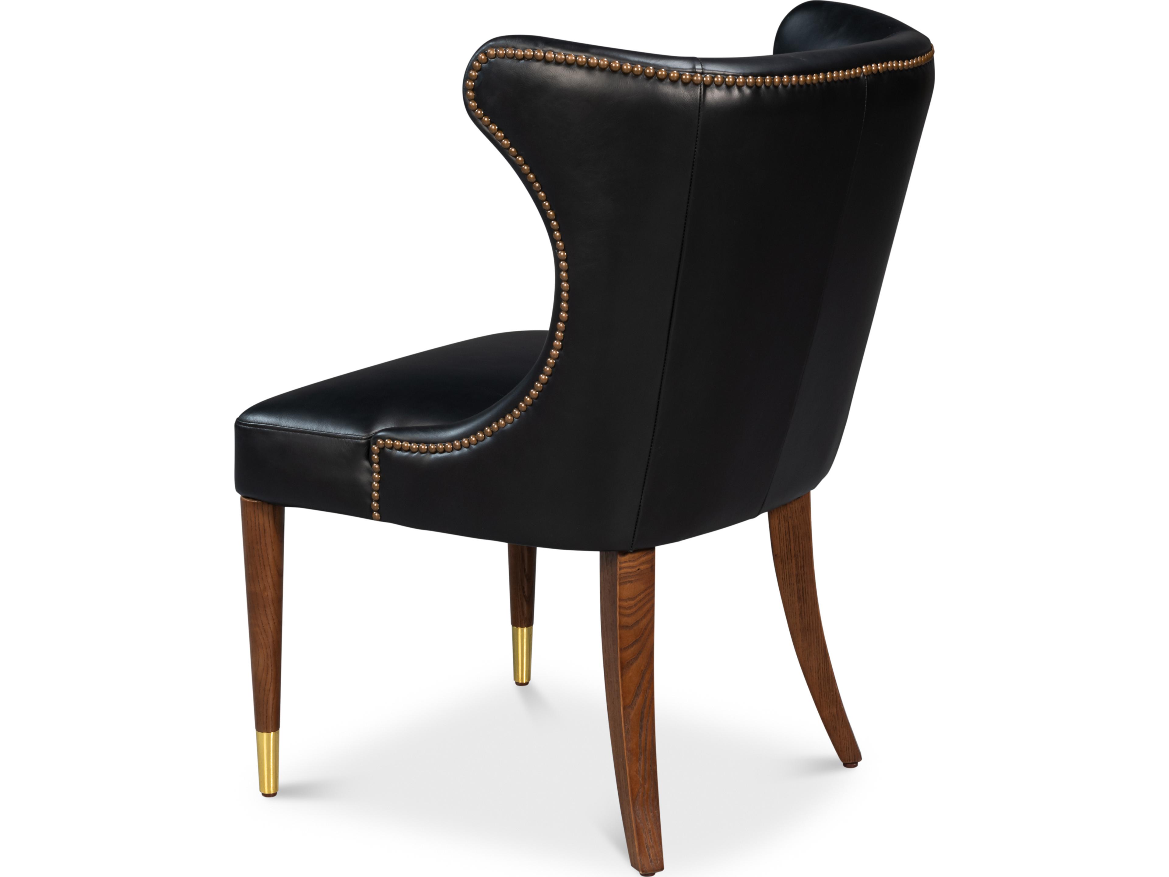 Sarreid Ltd Norwood Dining Chair Onyx Black