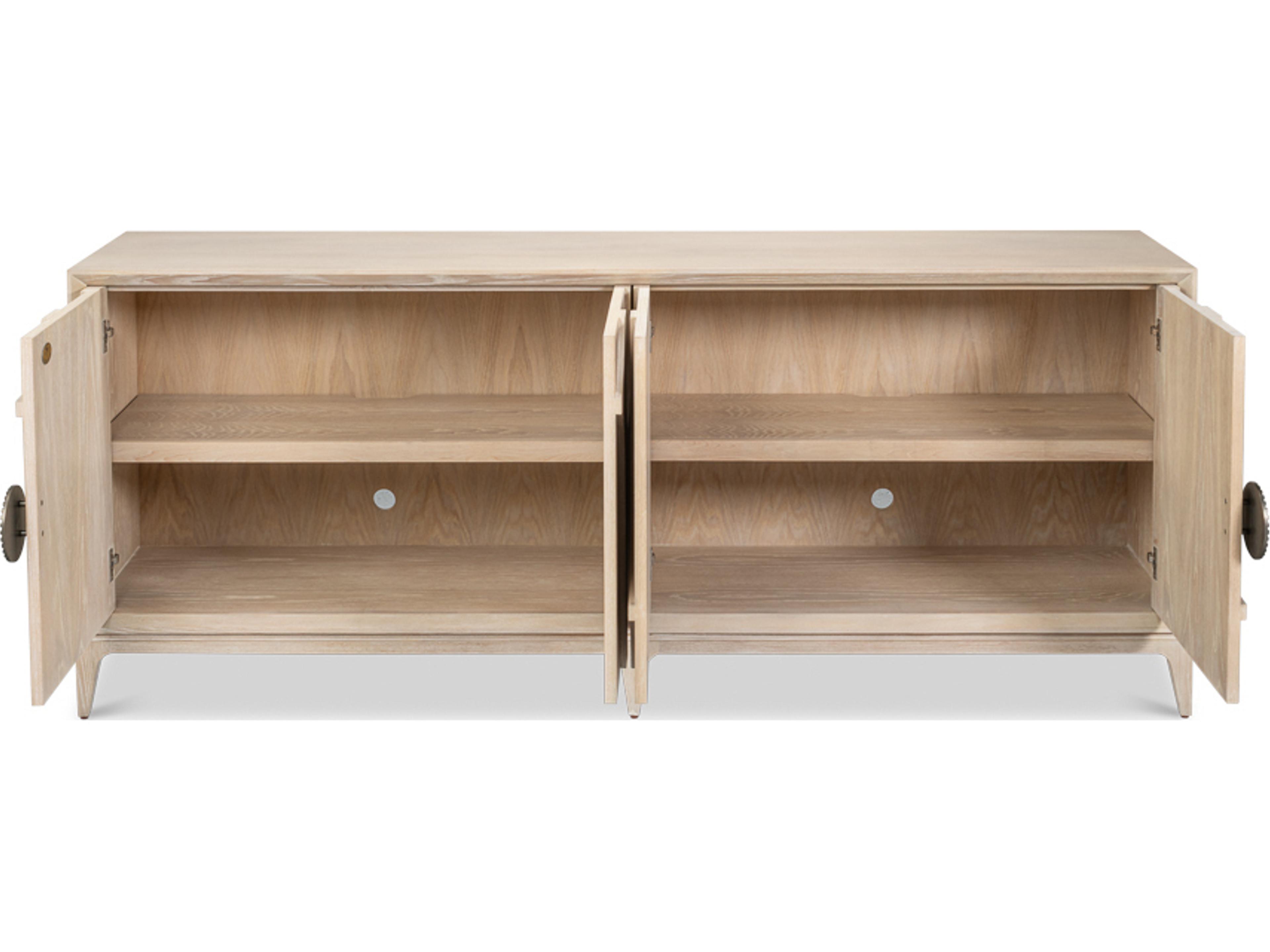 Sarreid Ltd Carillon 80" Oak Wood Sideboard