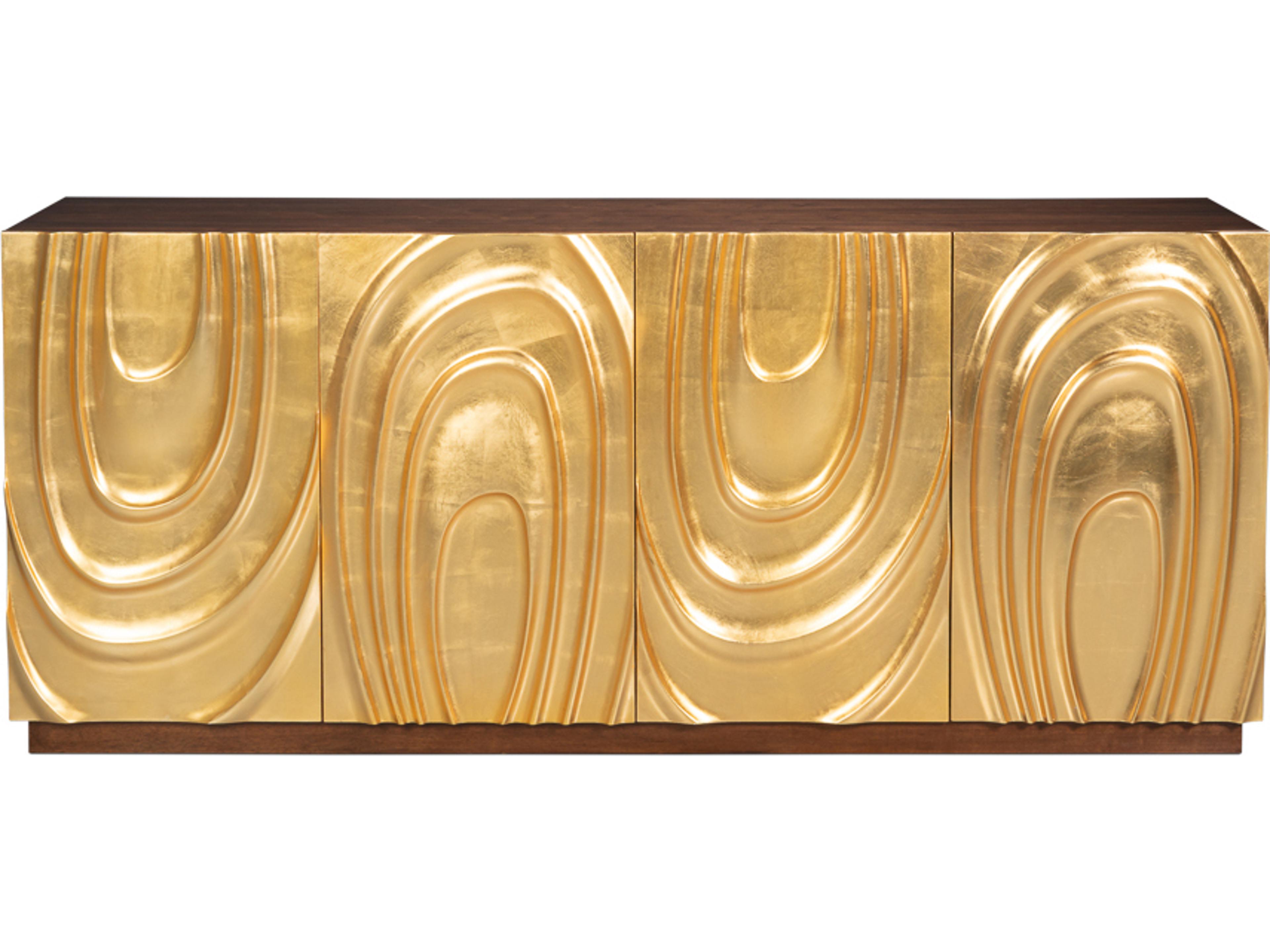 Capriole 86" Walnut Wood Sideboard