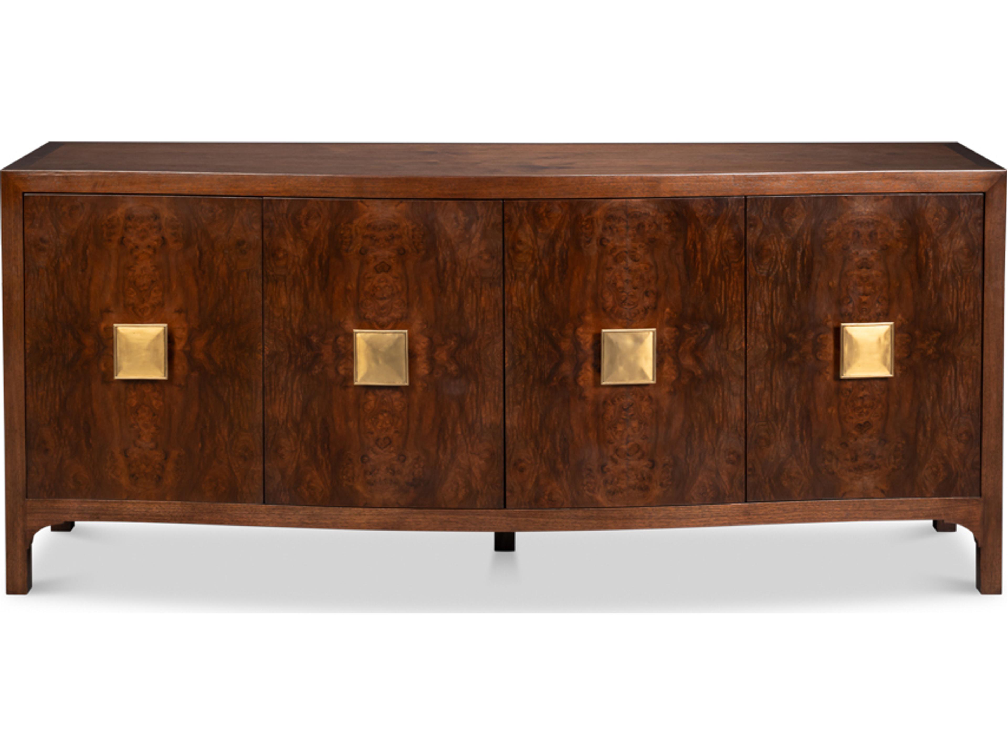 Southport 80" Walnut Wood Sideboard