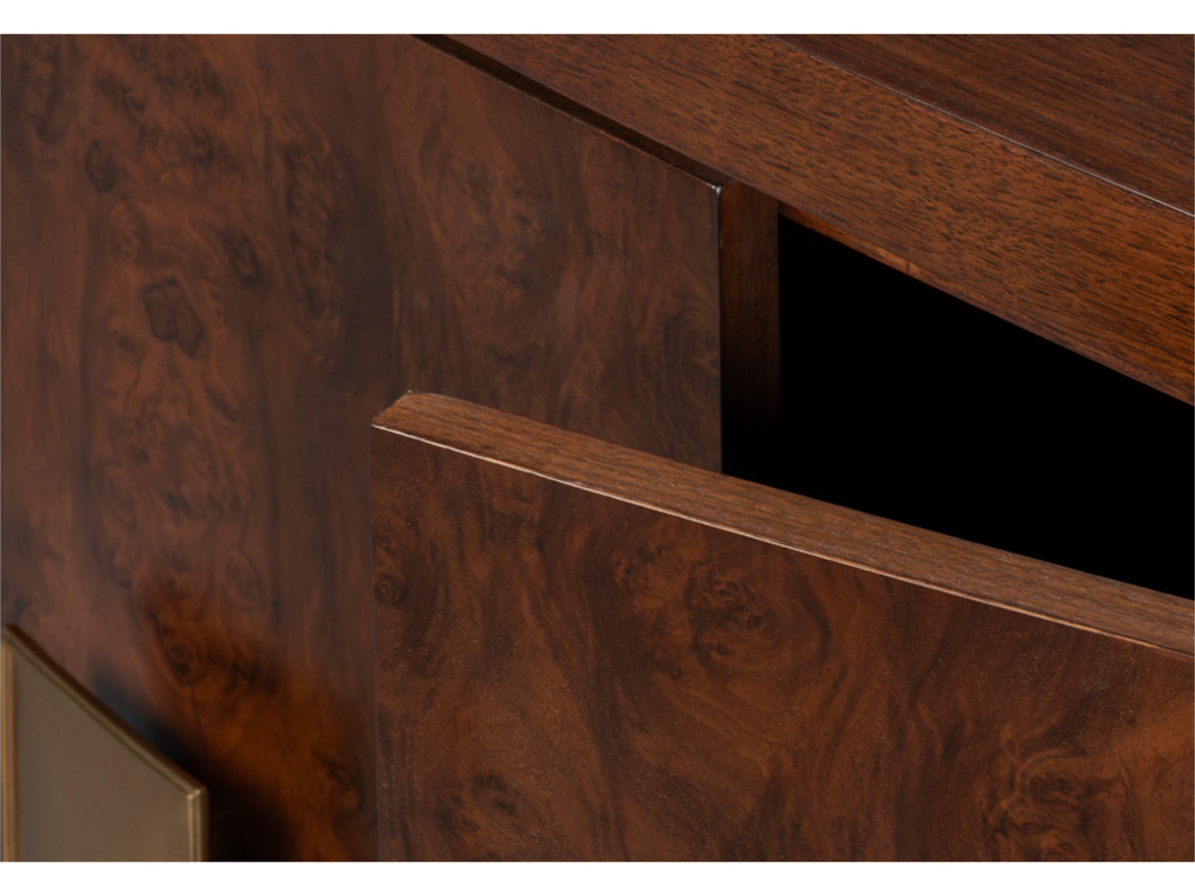 Sarreid Ltd Southport 80" Walnut Wood Sideboard